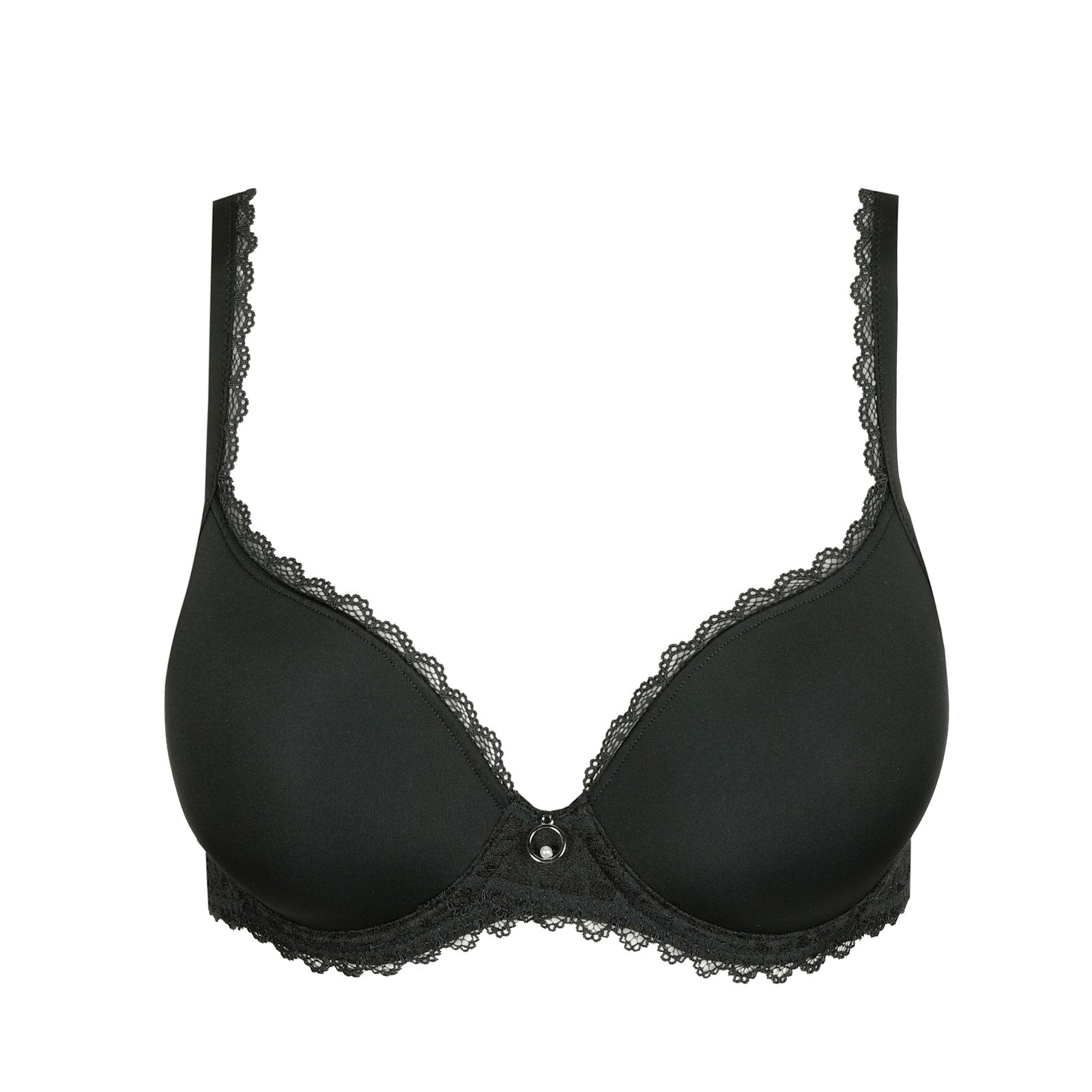 Marie Jo Jadei Padded Heartshape Bra detail view in Deep Forest