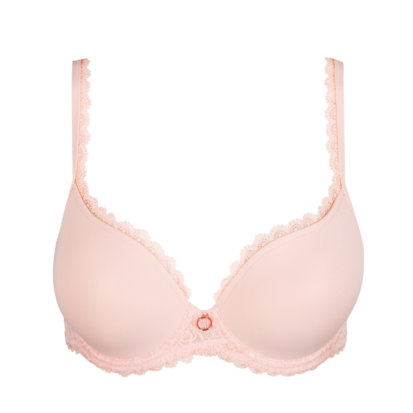 Marie Jo Jadei Padded Heartshape Bra detail view in Glossy Pink