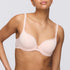 Marie Jo Jadei Padded Heartshape Bra front view in Glossy Pink