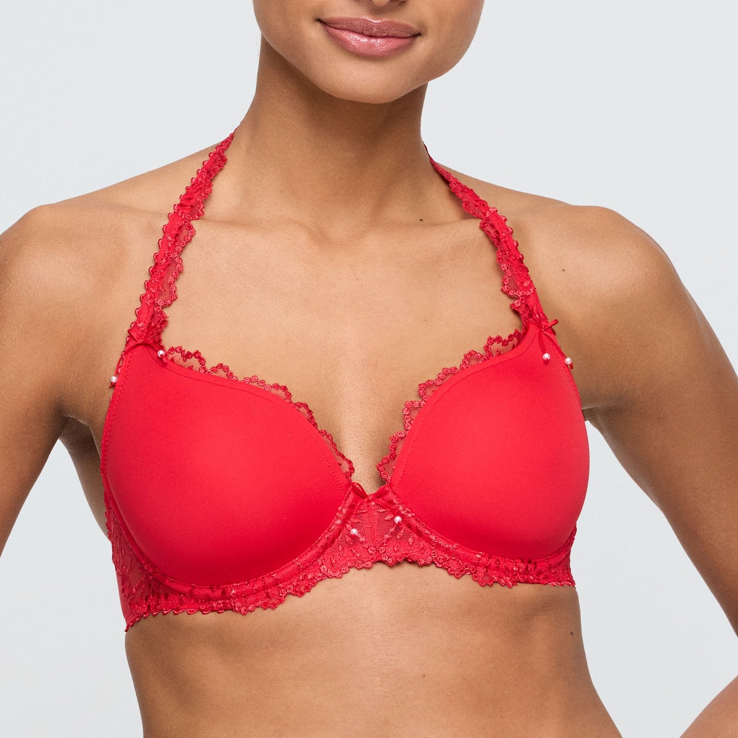 Marie Jo Jane Full Cup Bra detail view in True Red