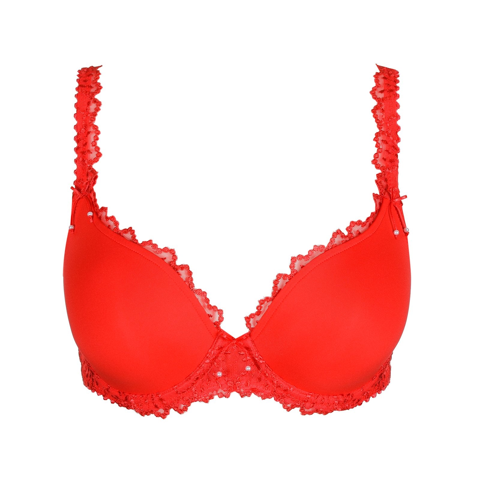 Marie Jo Jane Full Cup Bra detail view in True Red