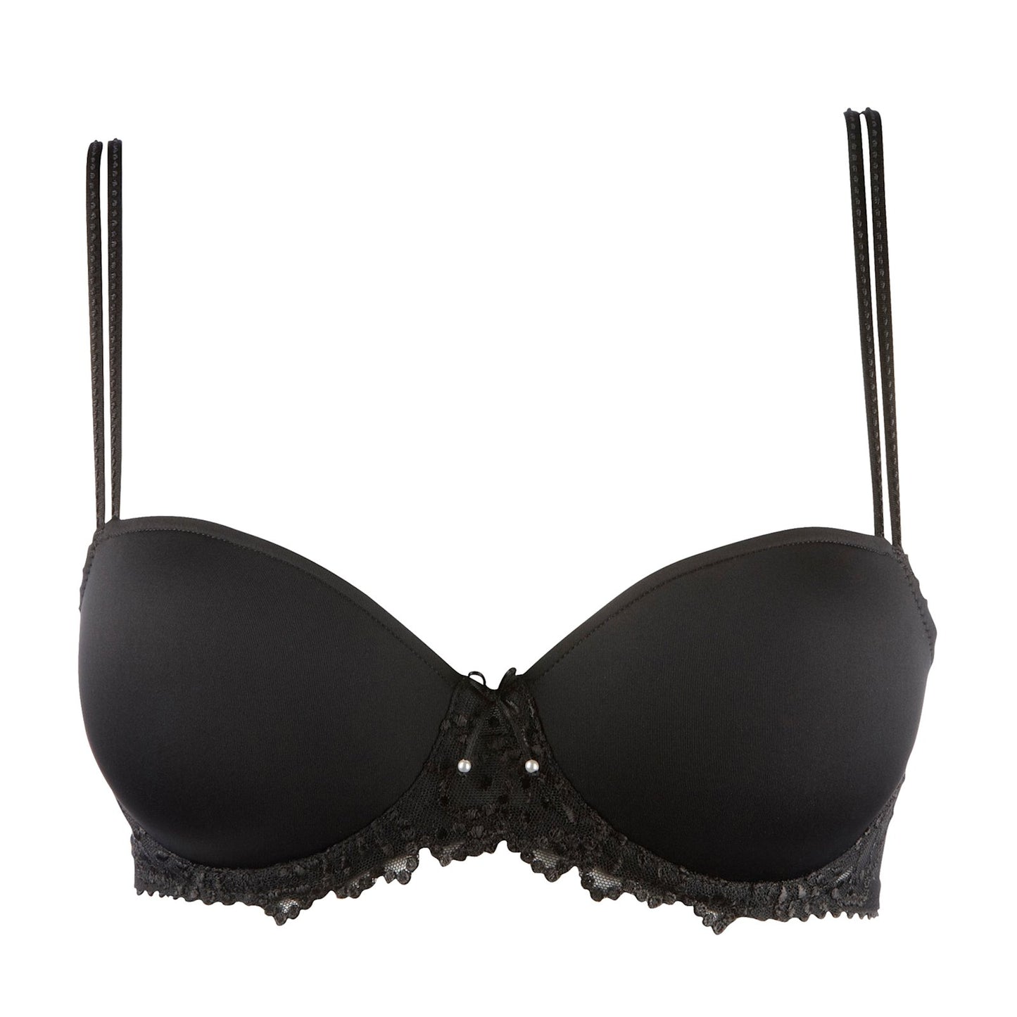 Marie Jo Jane Balcony Bra detail view in Black