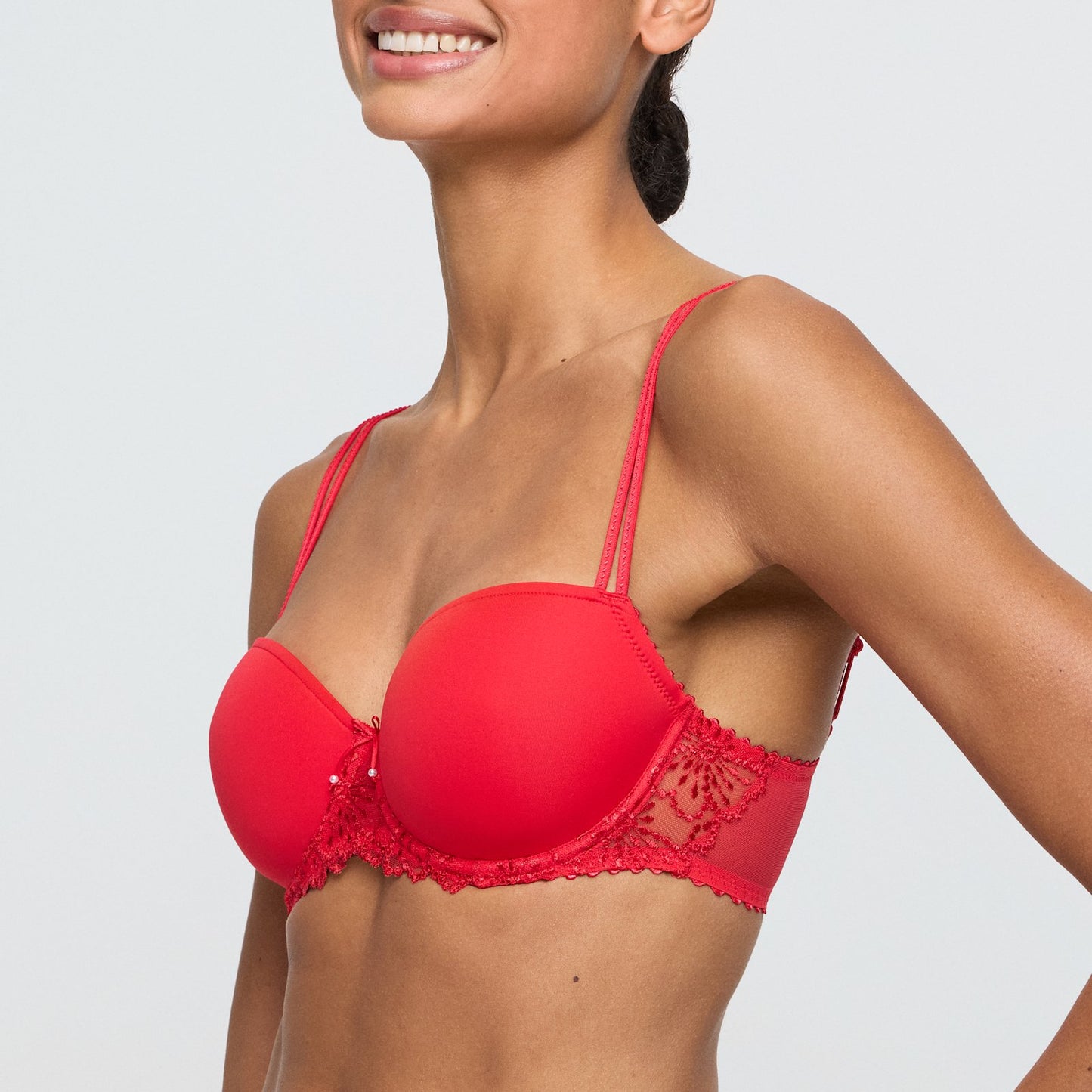 Marie Jo Jane Balcony Bra alternate view in True Red
