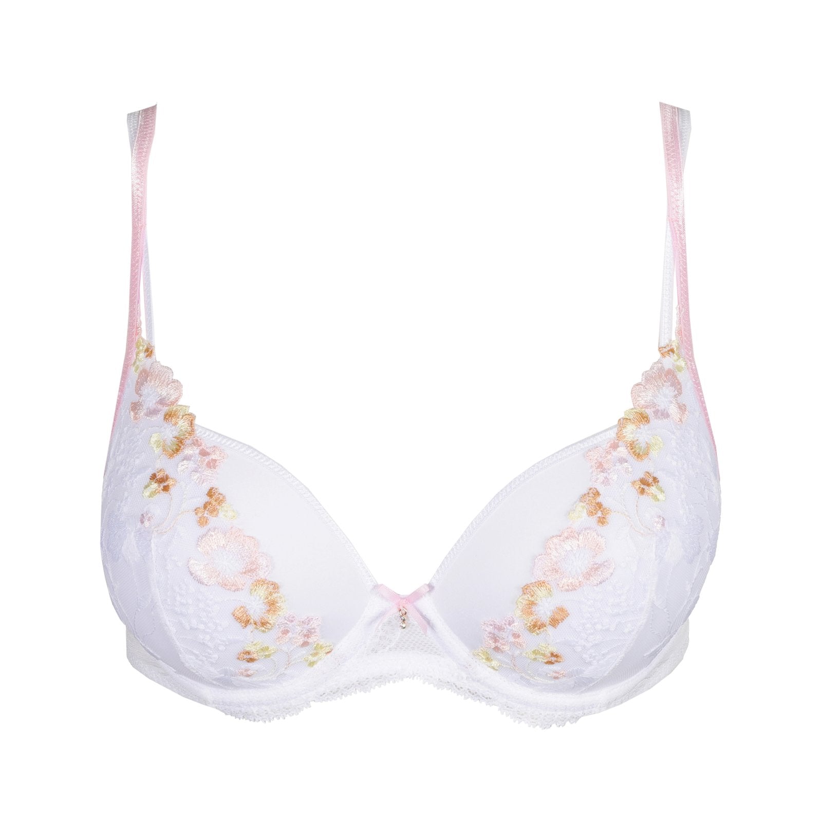 Marie Jo Lizelot Padded Heartshape Bra detail view in White