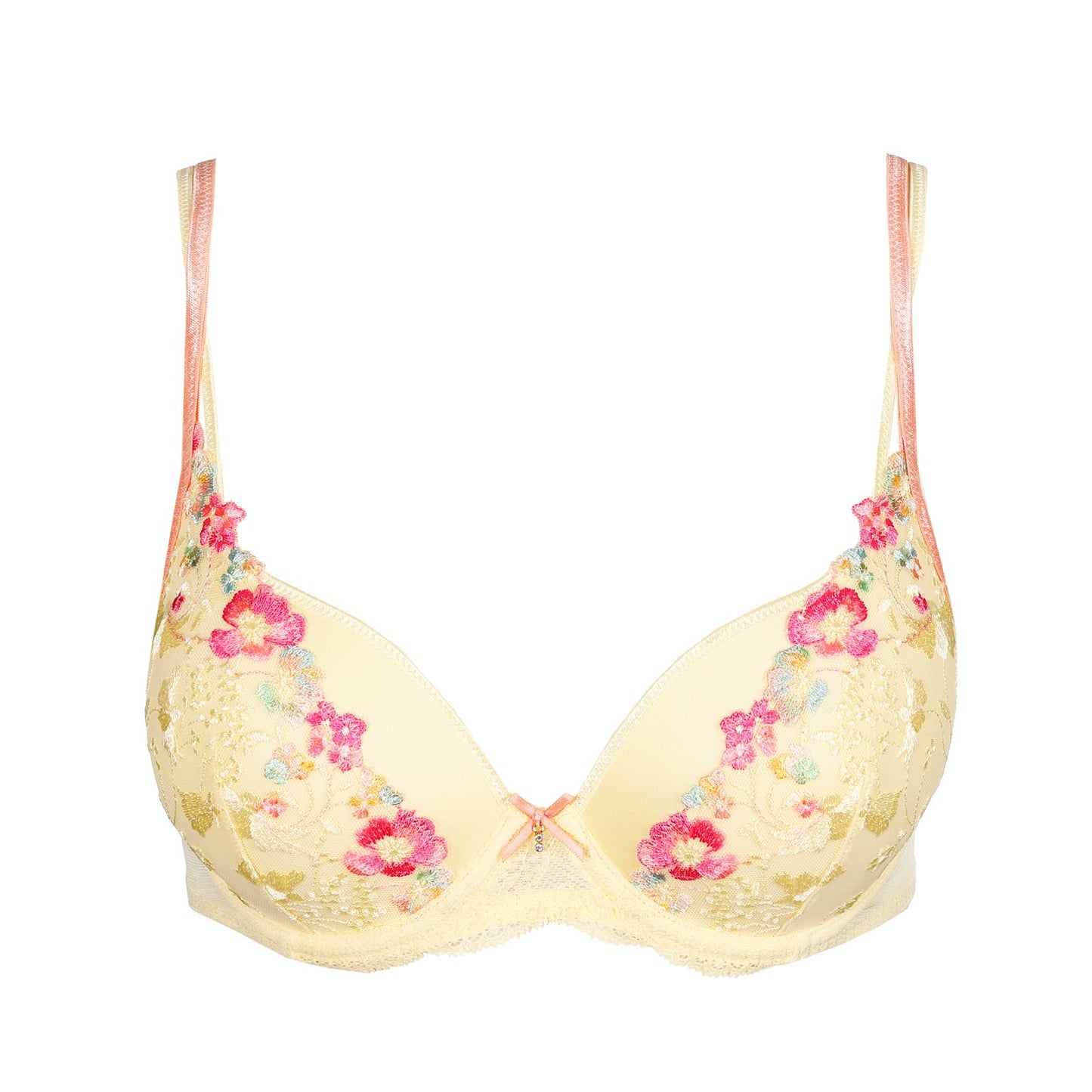 Marie Jo Lizelot Padded Heartshape Bra detail view in French Vanilla