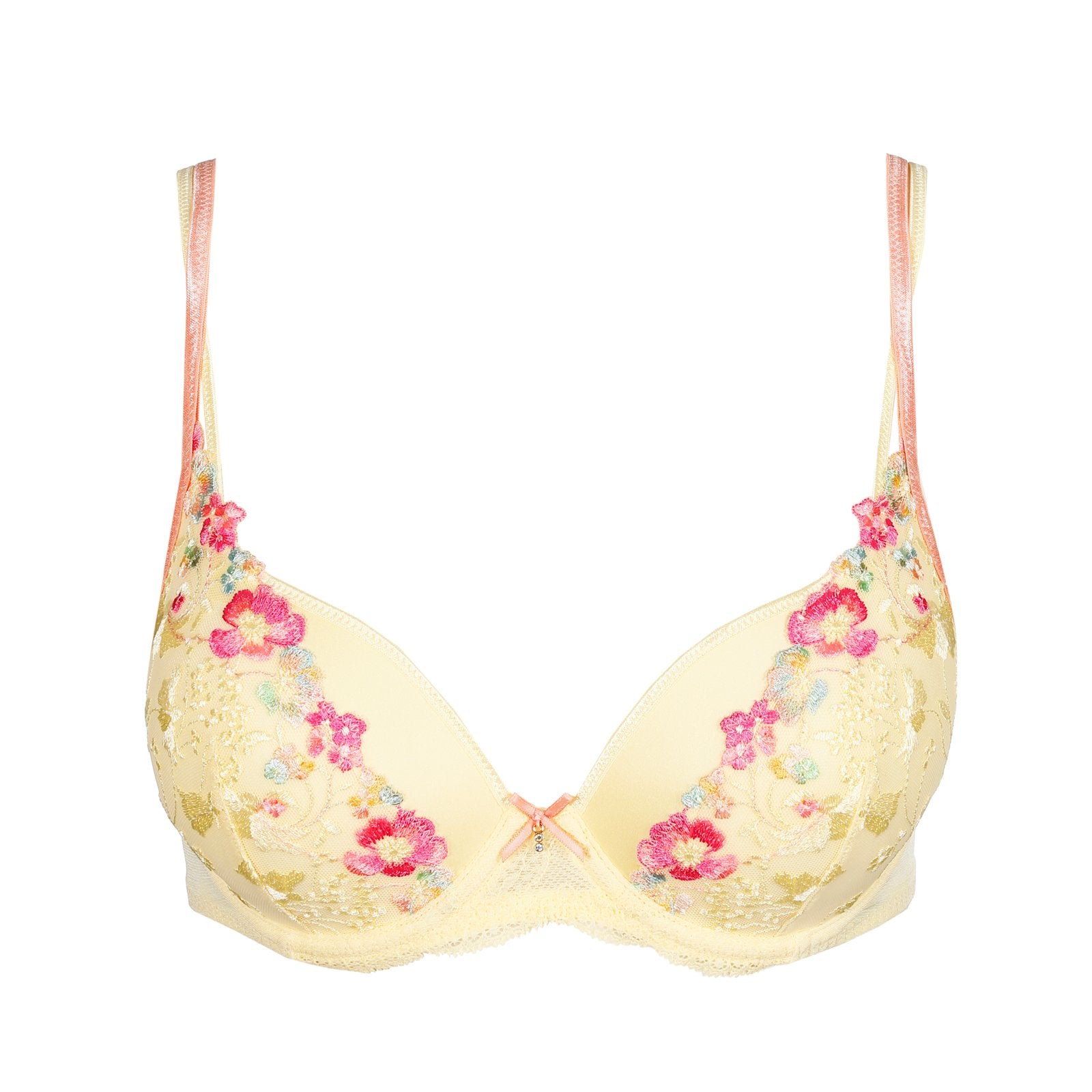 Marie Jo Lizelot Padded Heartshape Bra detail view in French Vanilla