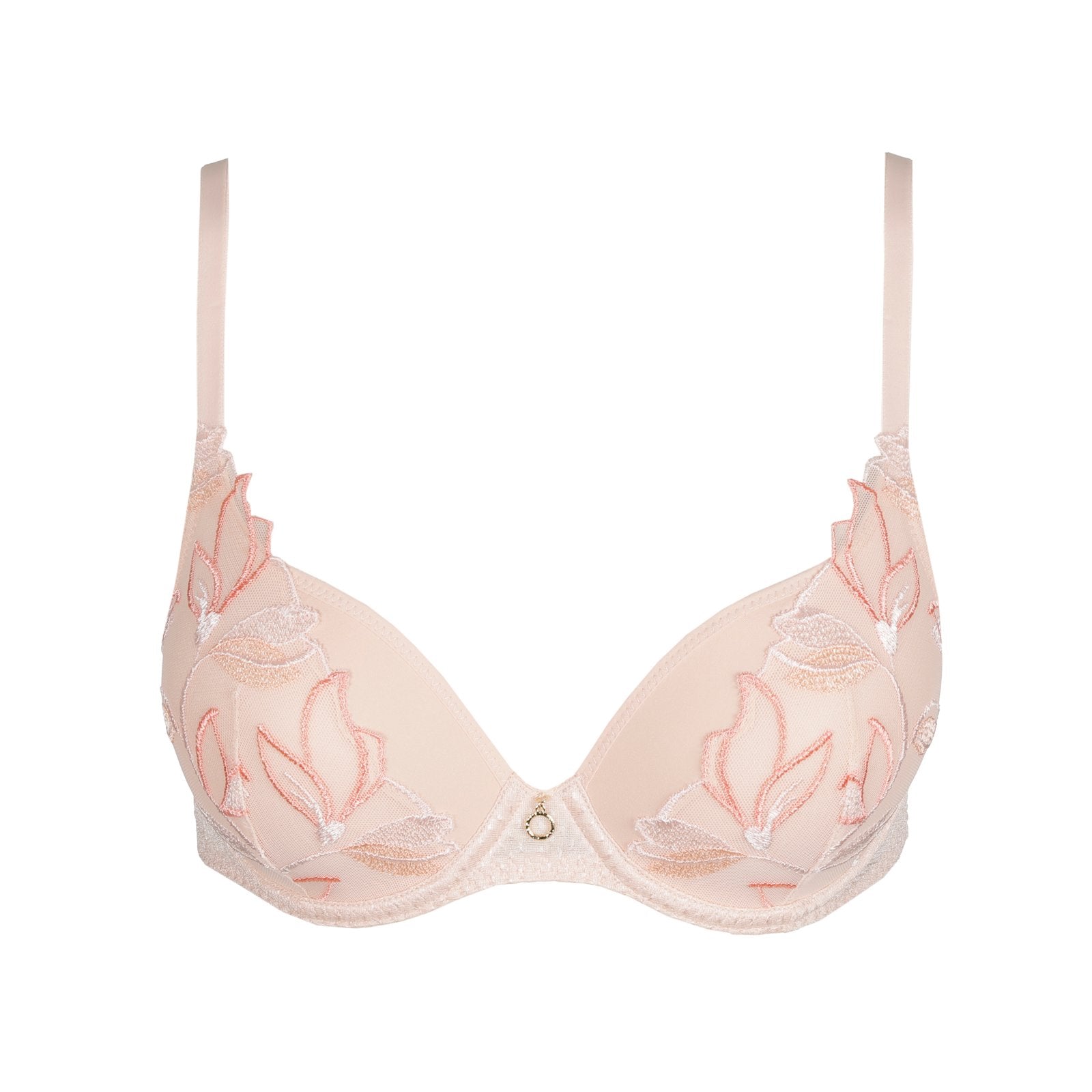 Marie Jo Loish Padded Heartshape Bra detail view in Pearly Pink