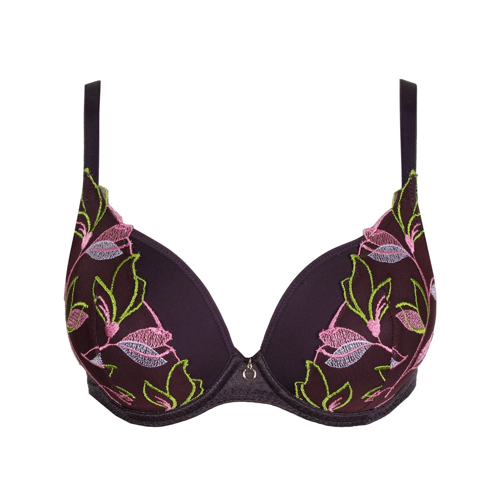 Marie Jo Loish Padded Heartshape Bra detail view in Amethyst