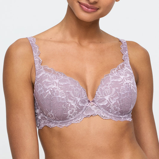 Marie Jo Manyla Padded Heartshape Bra front view in Pastel Orchid