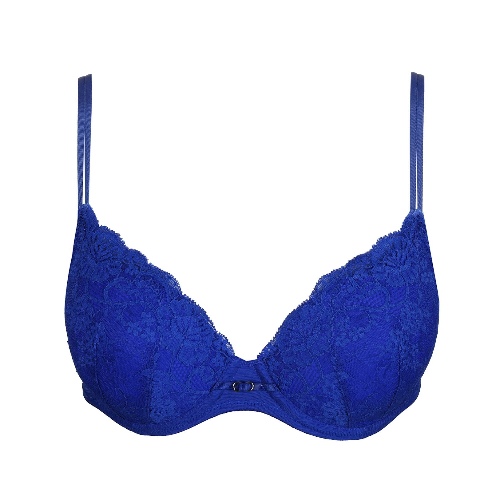 Marie Jo Melipha Padded Heartshape Bra detail view in Blue Print