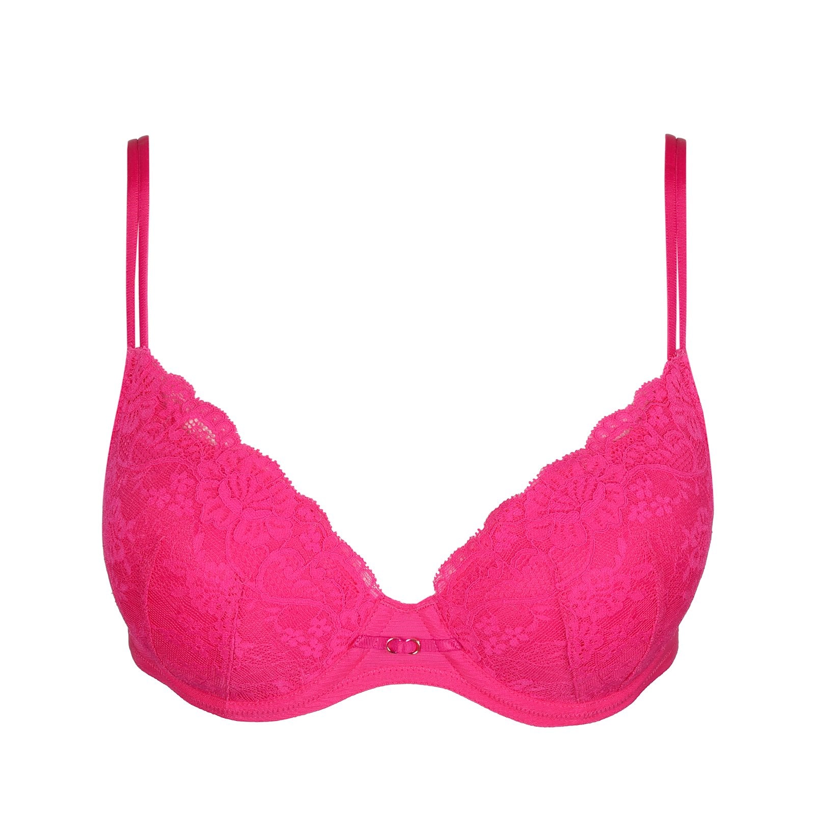 Marie Jo Melipha Padded Heartshape Bra detail view in Very Berry