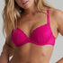 Marie Jo Melipha Padded Heartshape Bra front view in Very Berry