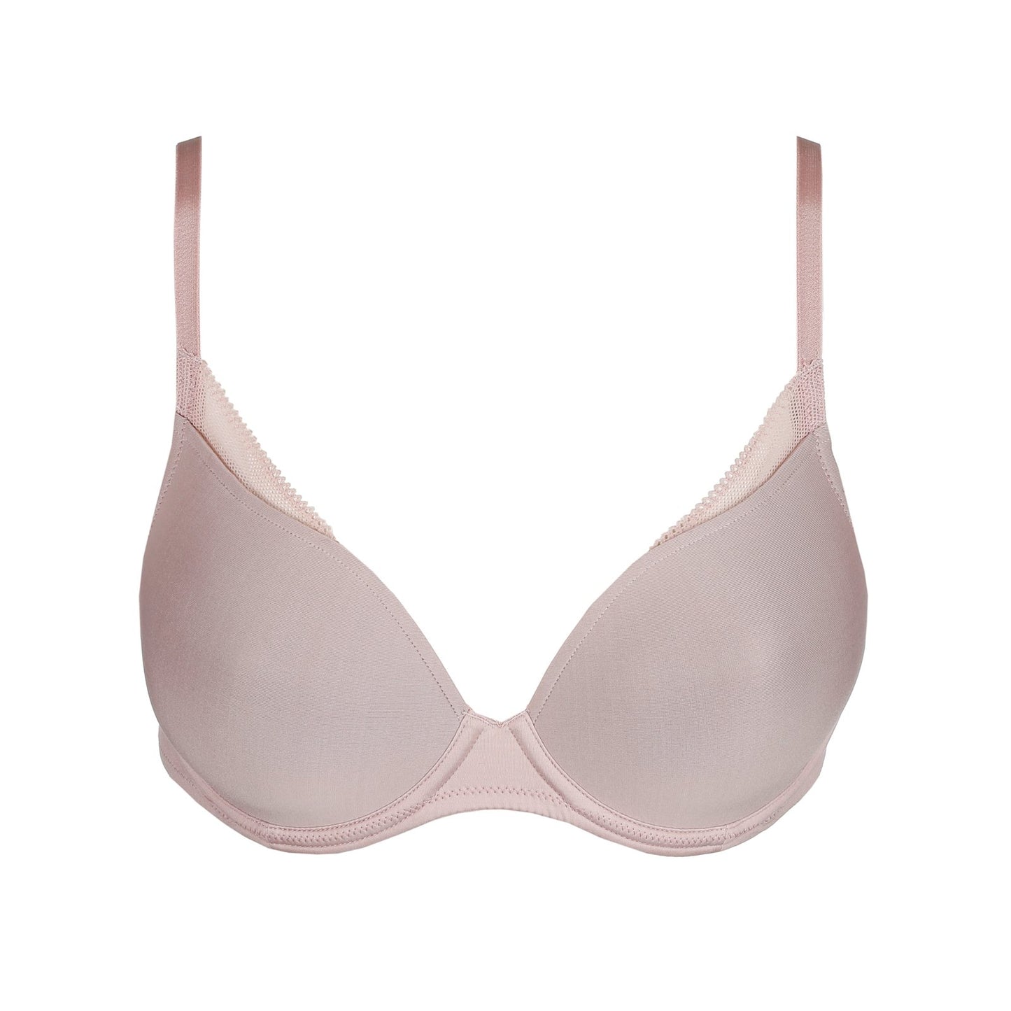 Marie Jo Milao Padded Heartshape Bra detail view in Shadow Grey