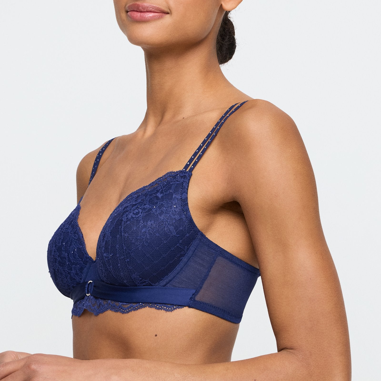 Marie Jo Musea Padded Heartshape Bra alternate view in Sapphire Blue