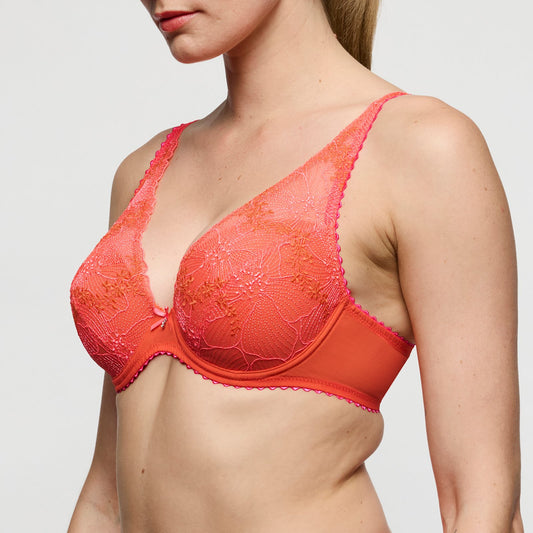 Marie Jo Solene Padded Plunge Bra alternate view in Pamplemousse