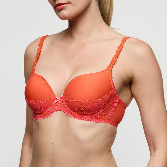 Marie Jo Solene Padded Heartshape Bra alternate view in Pamplemousse