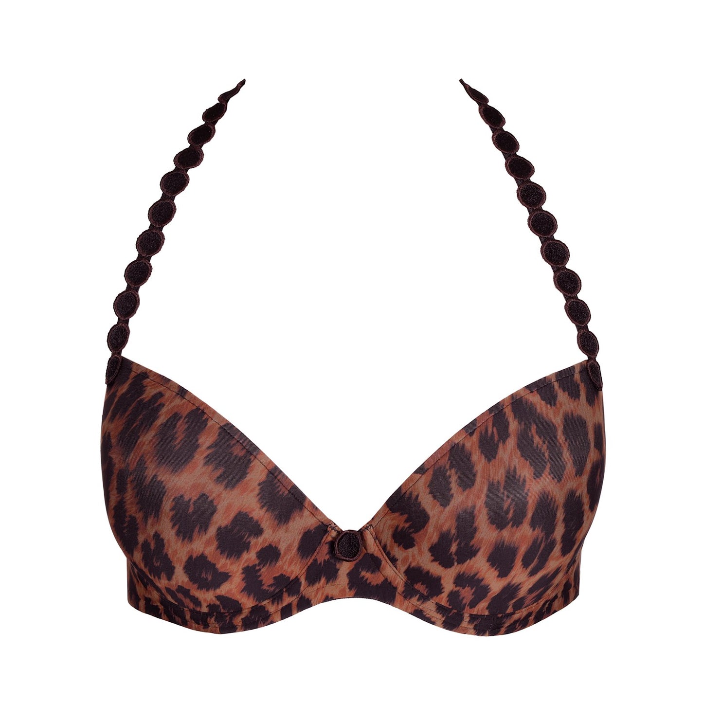 Marie Jo Tom Plunge Bra detail view in Fauve