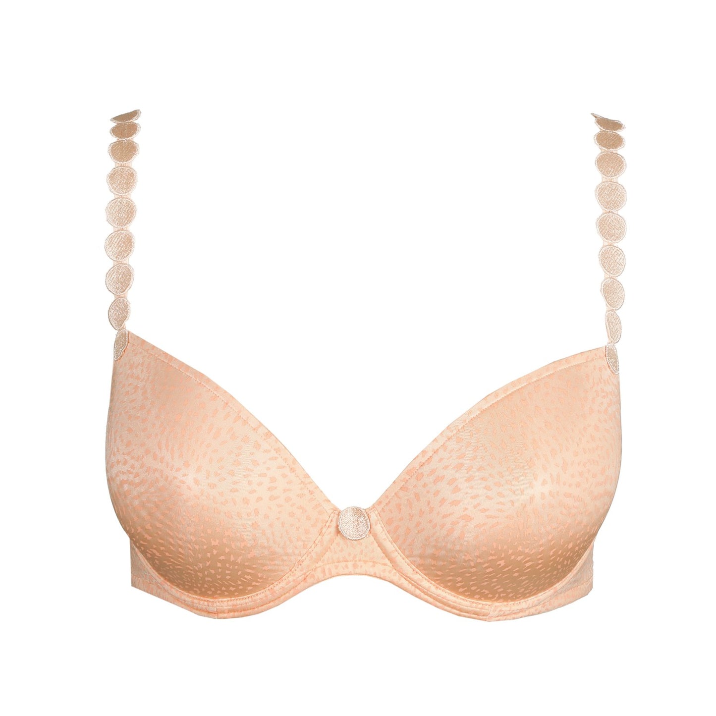 Marie Jo Tom Plunge Bra detail view in Peach Whisper