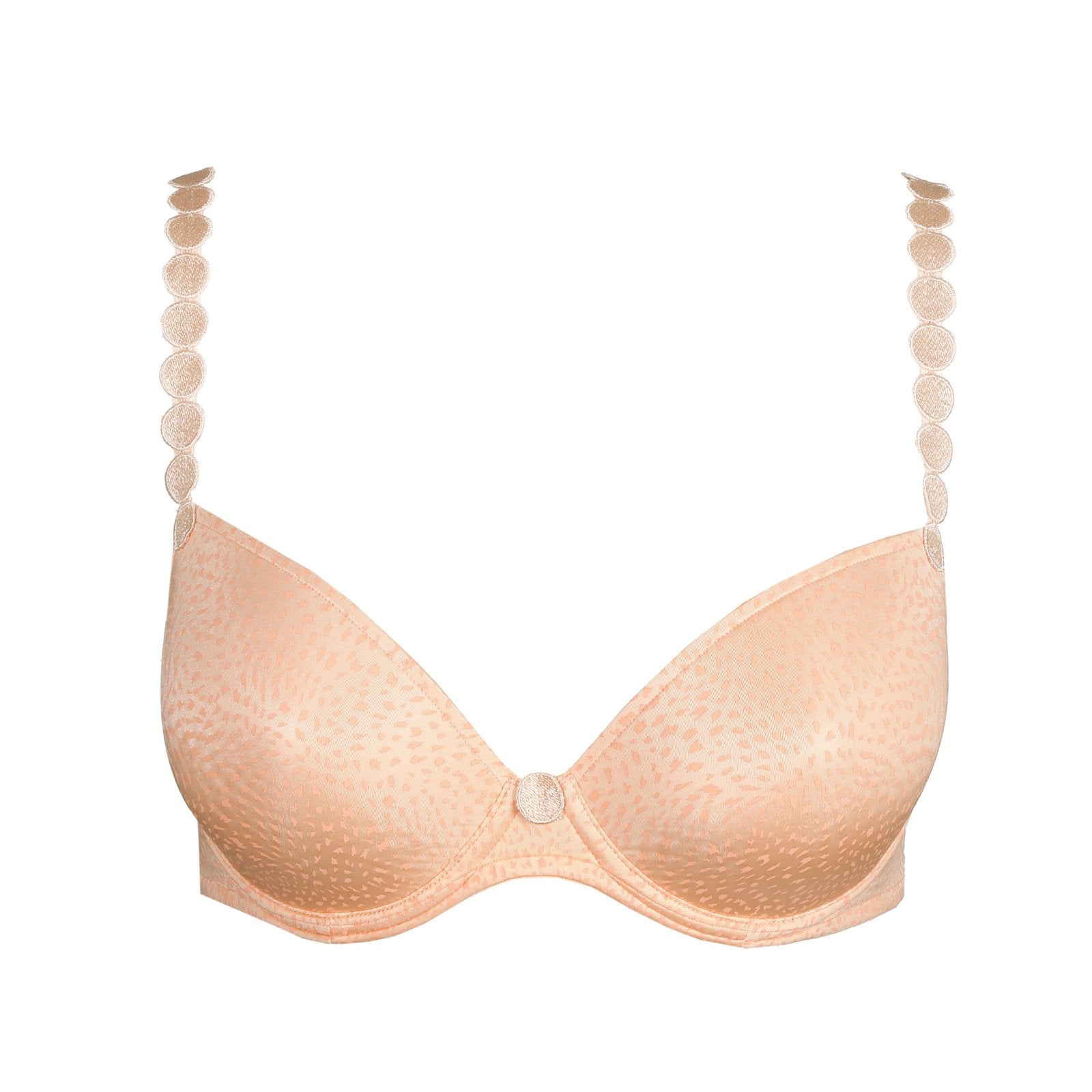 Marie Jo Tom Plunge Bra detail view in Peach Whisper