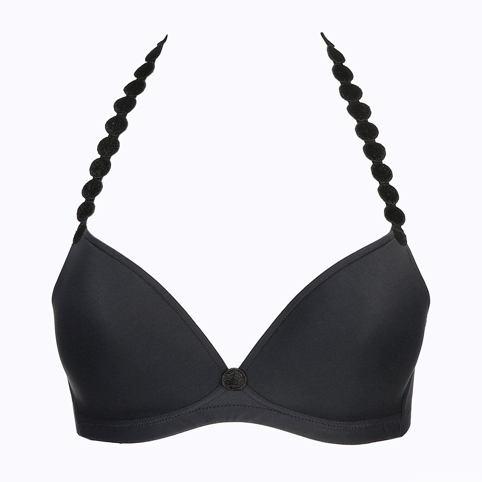 Marie Jo Tom Bralette detail view in Charcoal