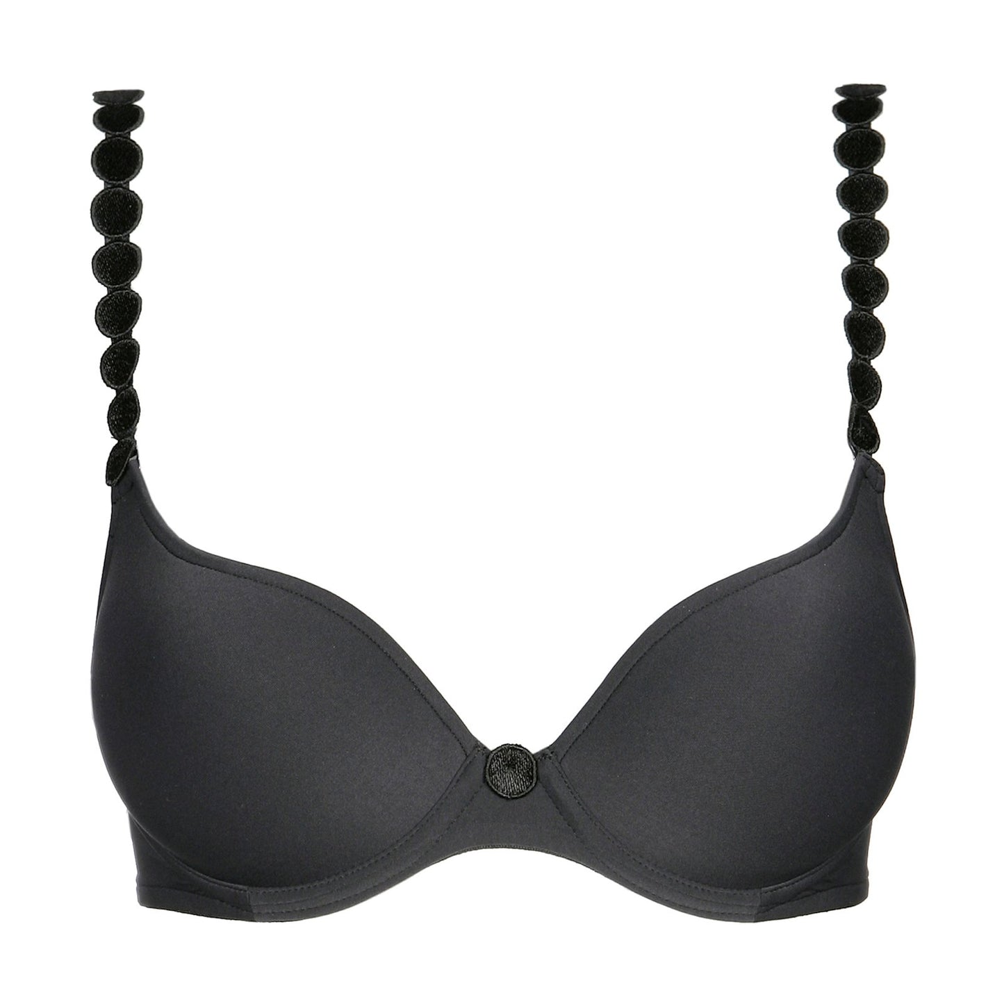 Marie Jo Tom Full Cup Bra detail view in Charcoal