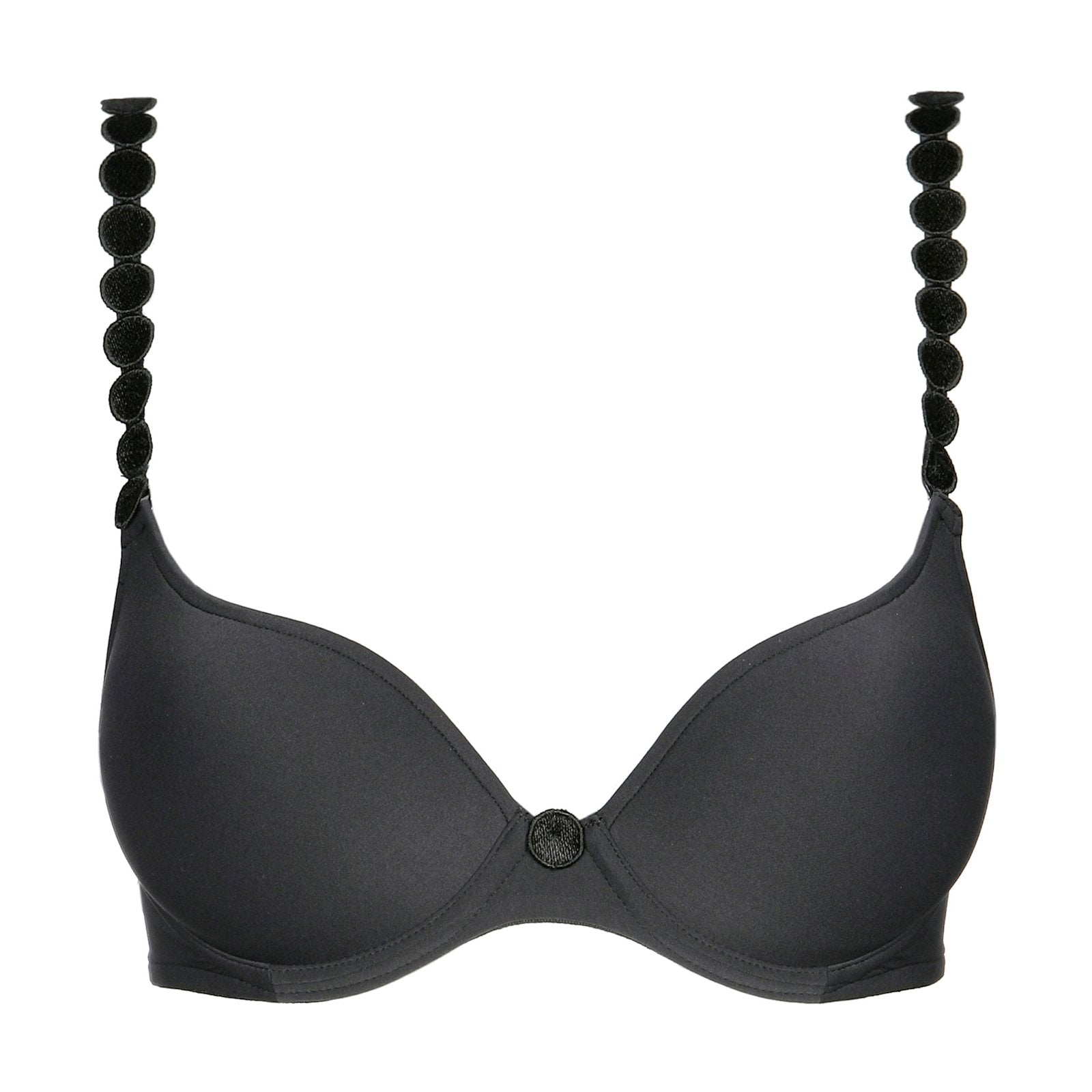 Marie Jo Tom Full Cup Bra detail view in Charcoal