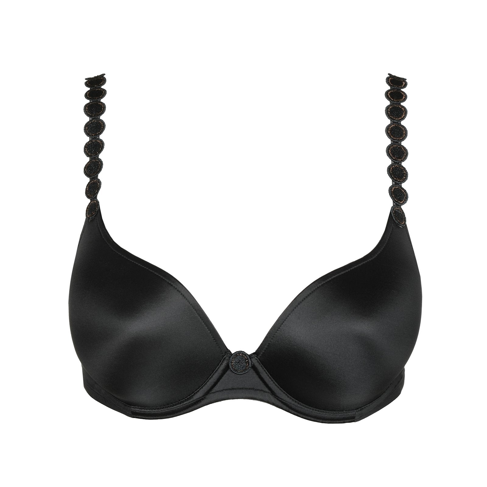 Marie Jo Tom Full Cup Bra detail view in Graphite Grey