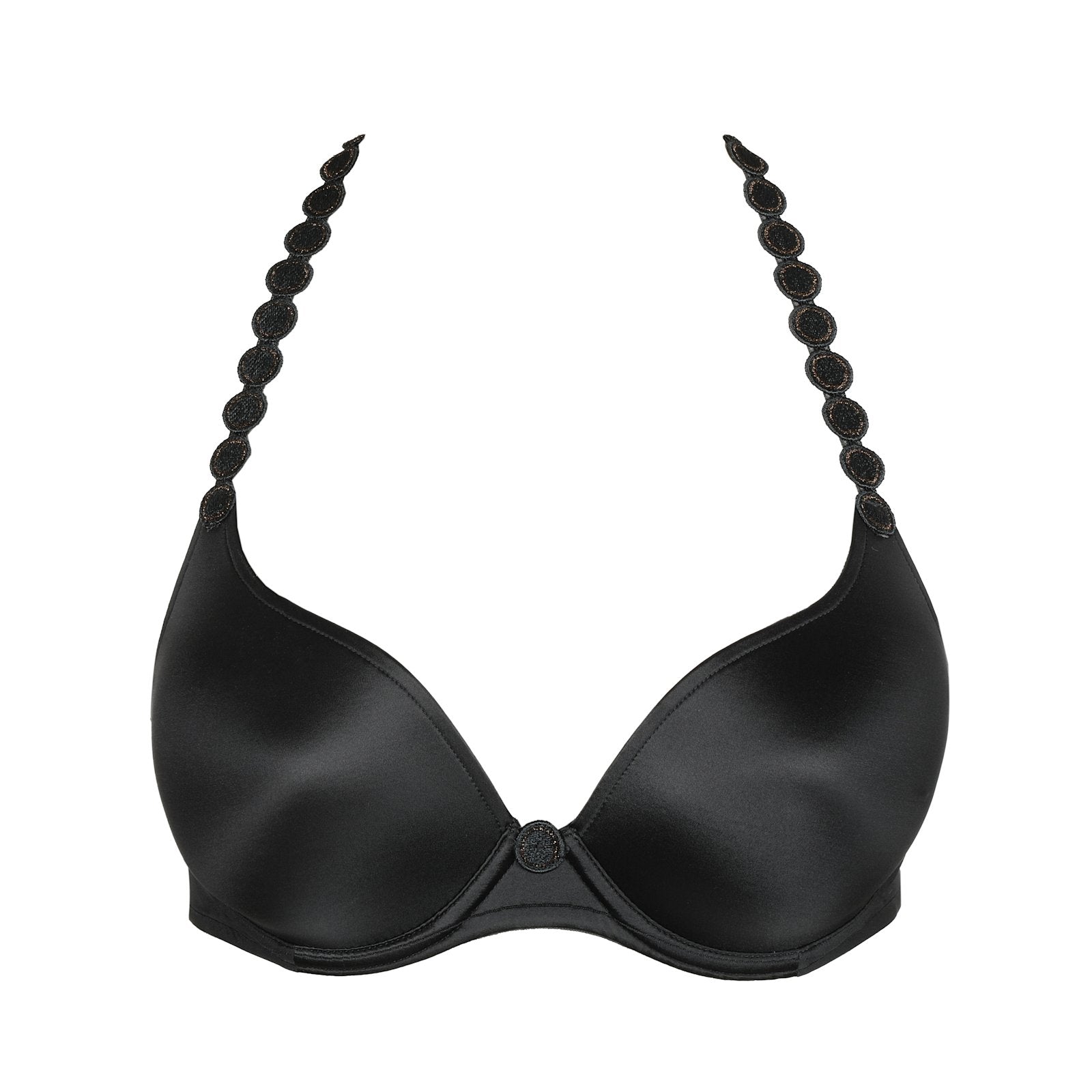 Marie Jo Tom Full Cup Bra detail view in Graphite Grey