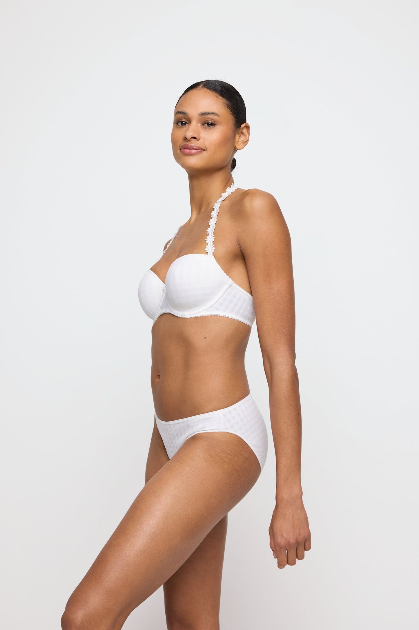 Marie Jo Avero Brief styled on model in Natural