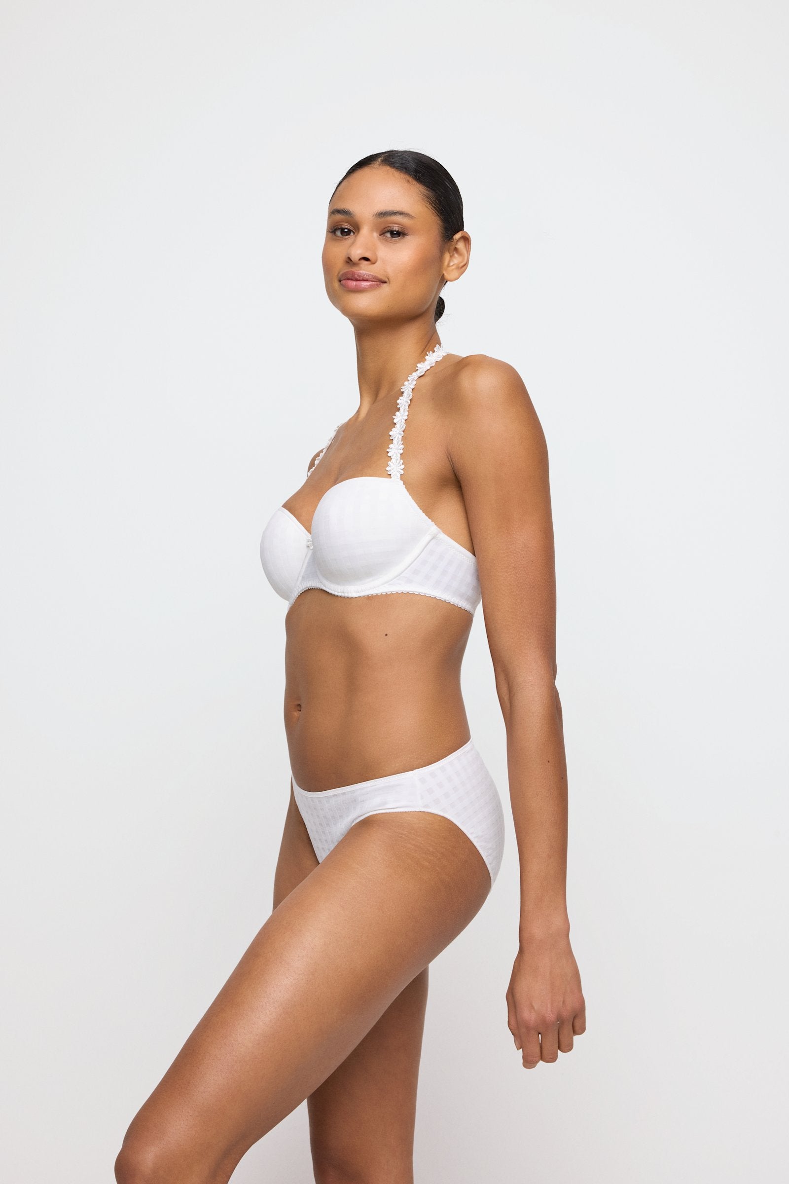 Marie Jo Avero Brief styled on model in Natural