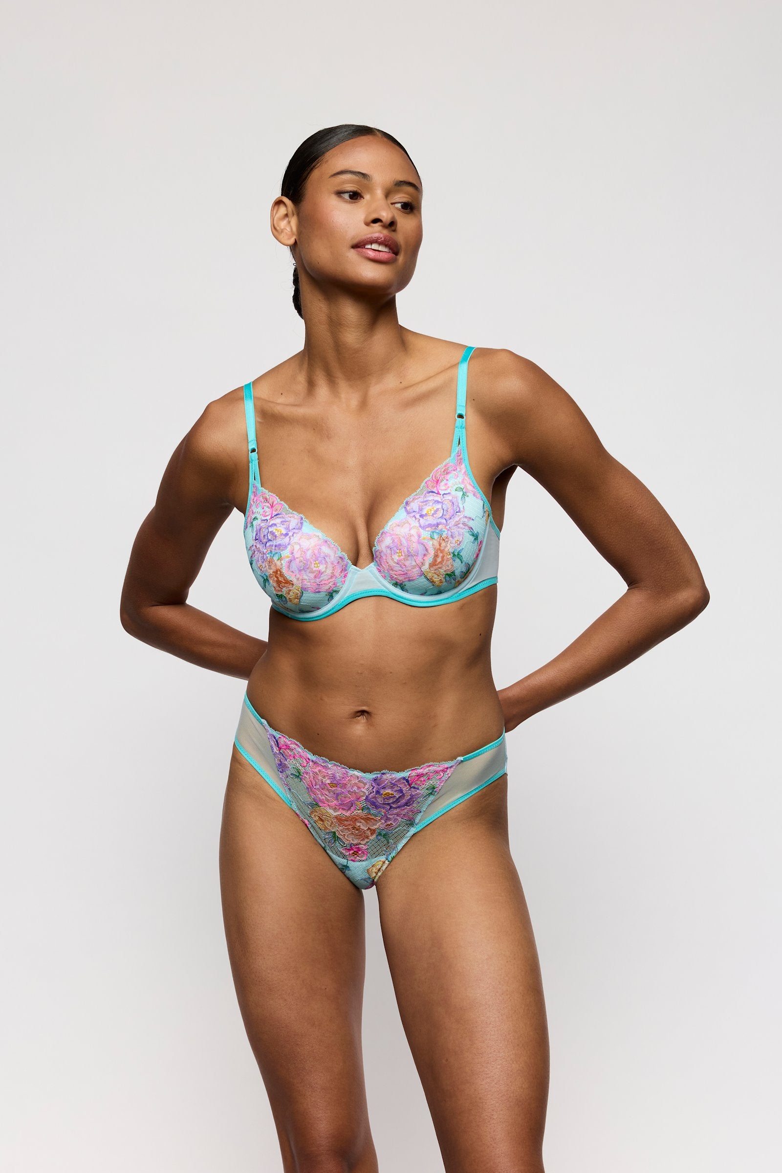 Marie Jo Lisbeth Rio Brief styled on model in Clearwater