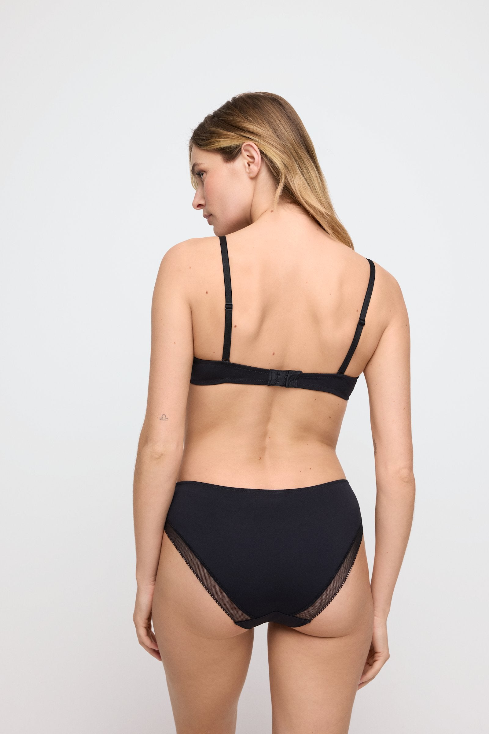 Marie Jo Milao Rio Brief styled on model in Black