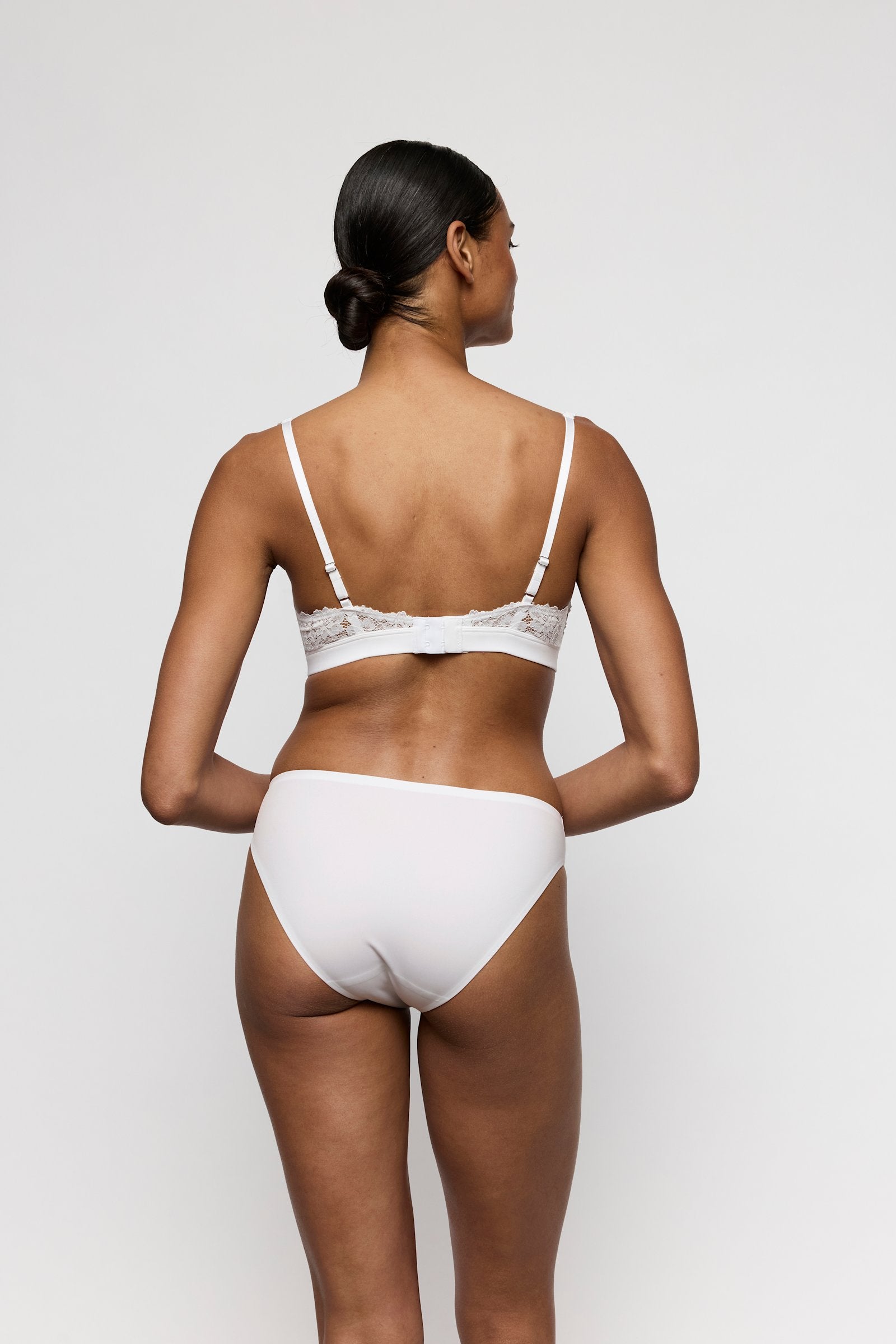 Marie Jo Soft Studio Rio Brief styled on model in Natural