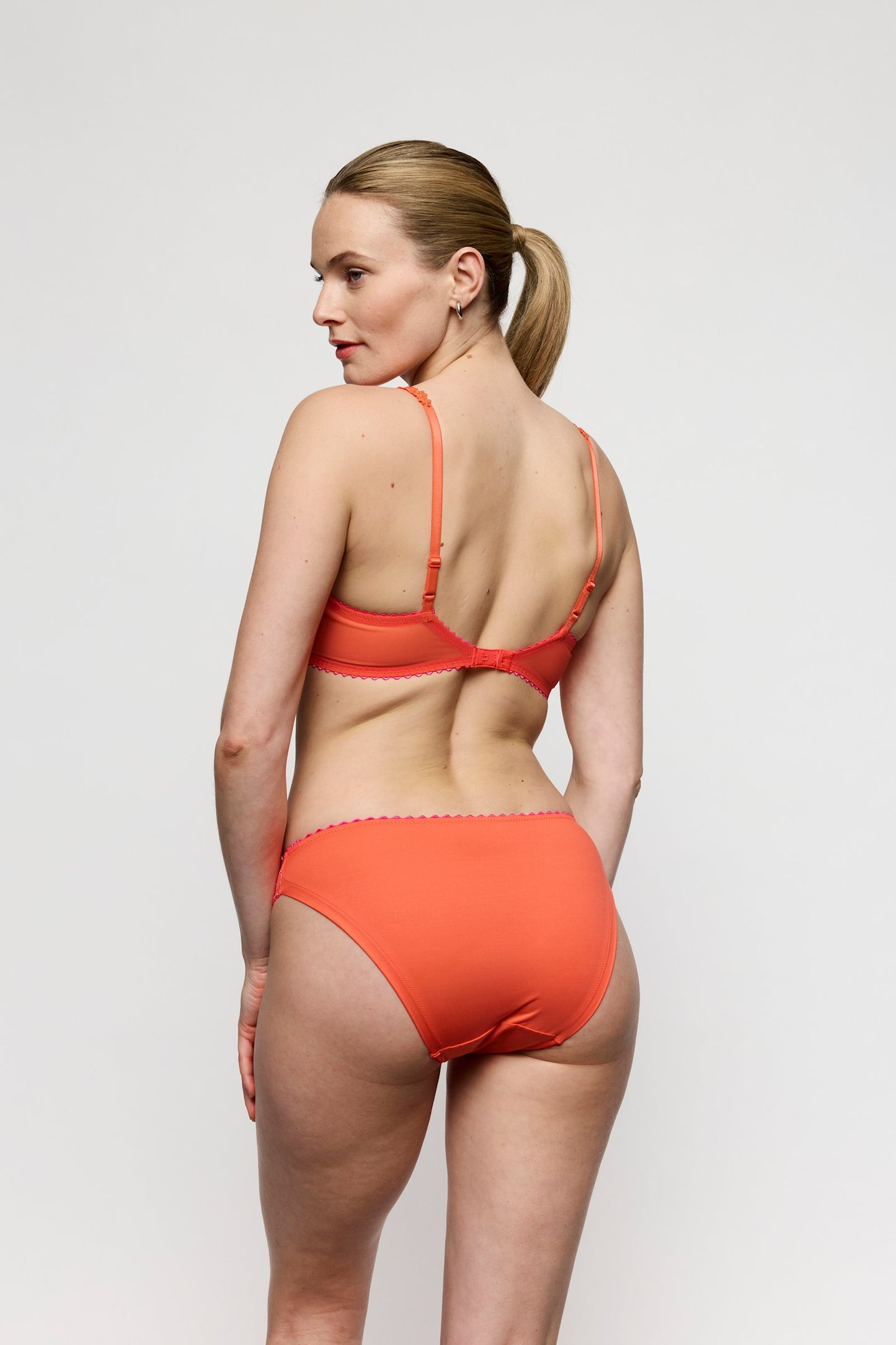 Marie Jo Solene Rio Brief styled on model in Pamplemousse