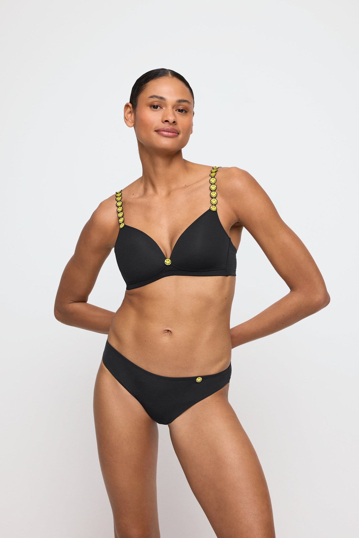 Marie Jo Tom Brief styled on model in Smile
