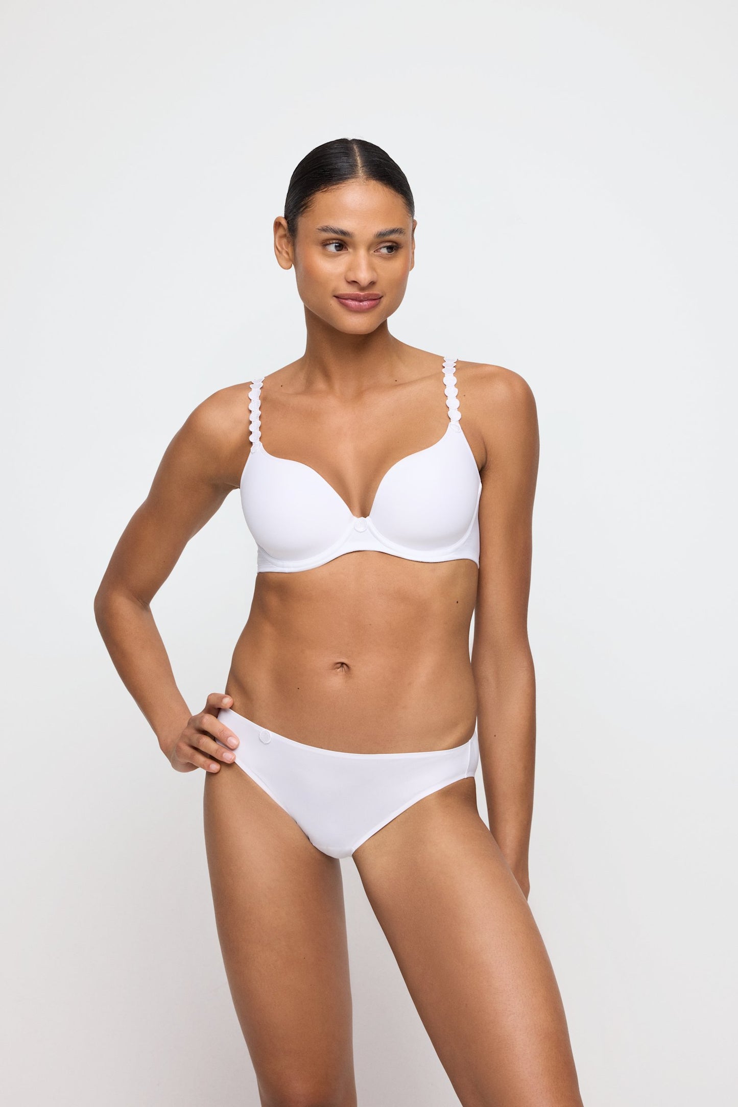 Marie Jo Tom Brief styled on model in White