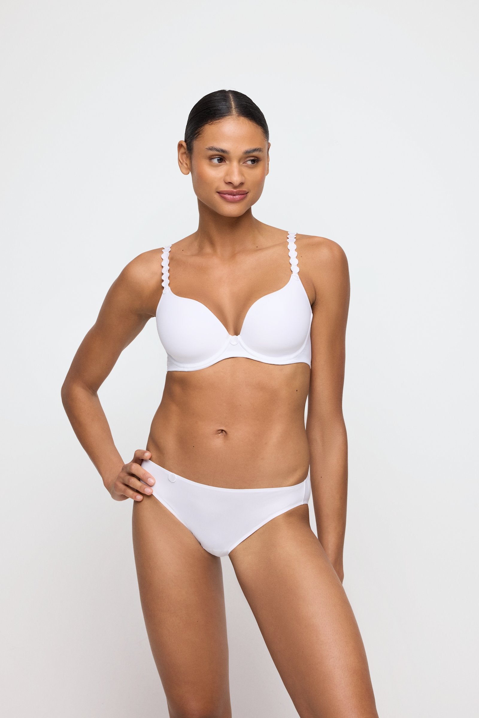 Marie Jo Tom Brief styled on model in White