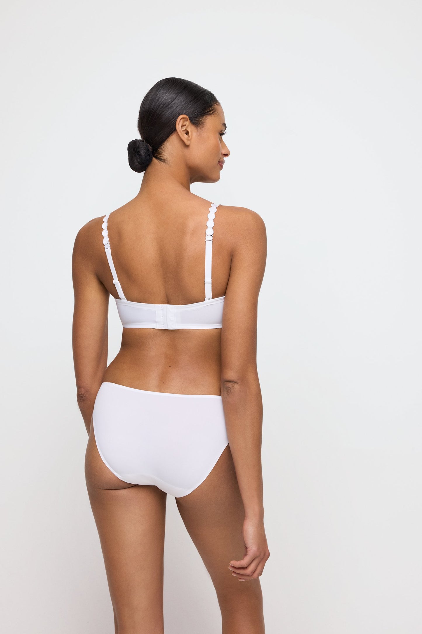 Marie Jo Tom Brief styled on model in White