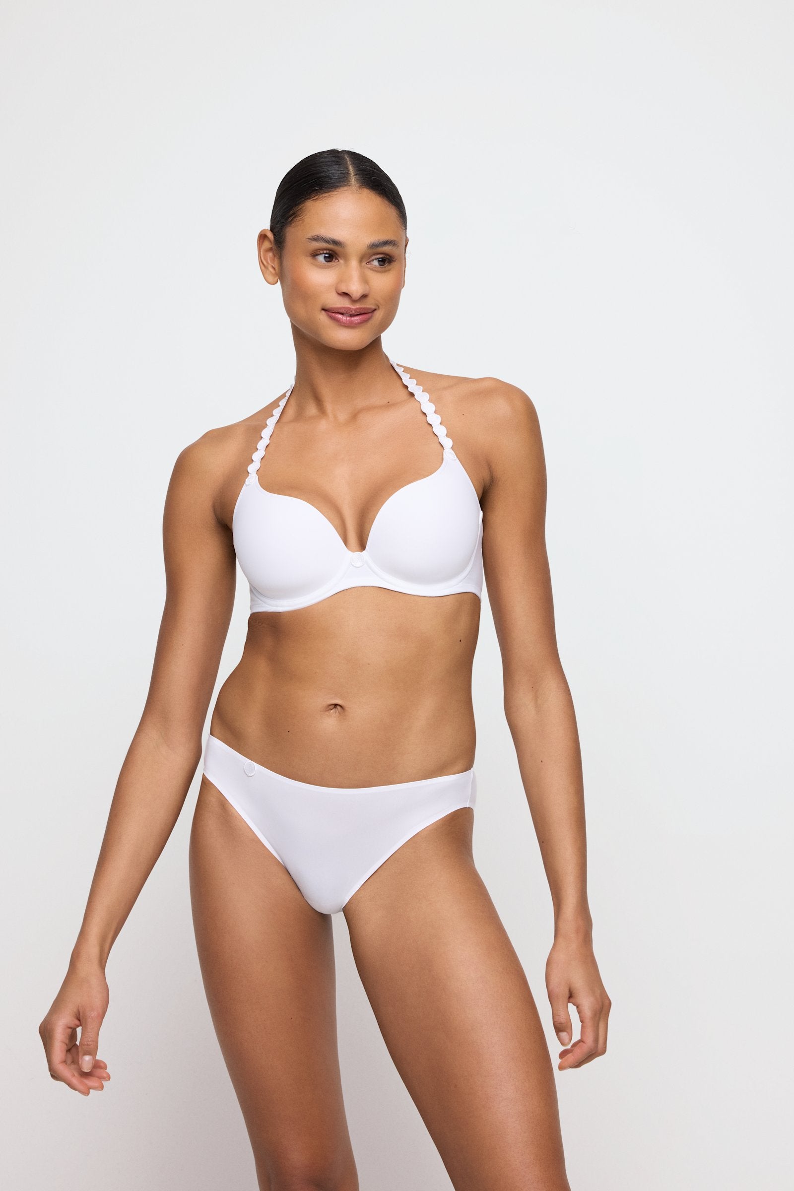 Marie Jo Tom Brief styled on model in White