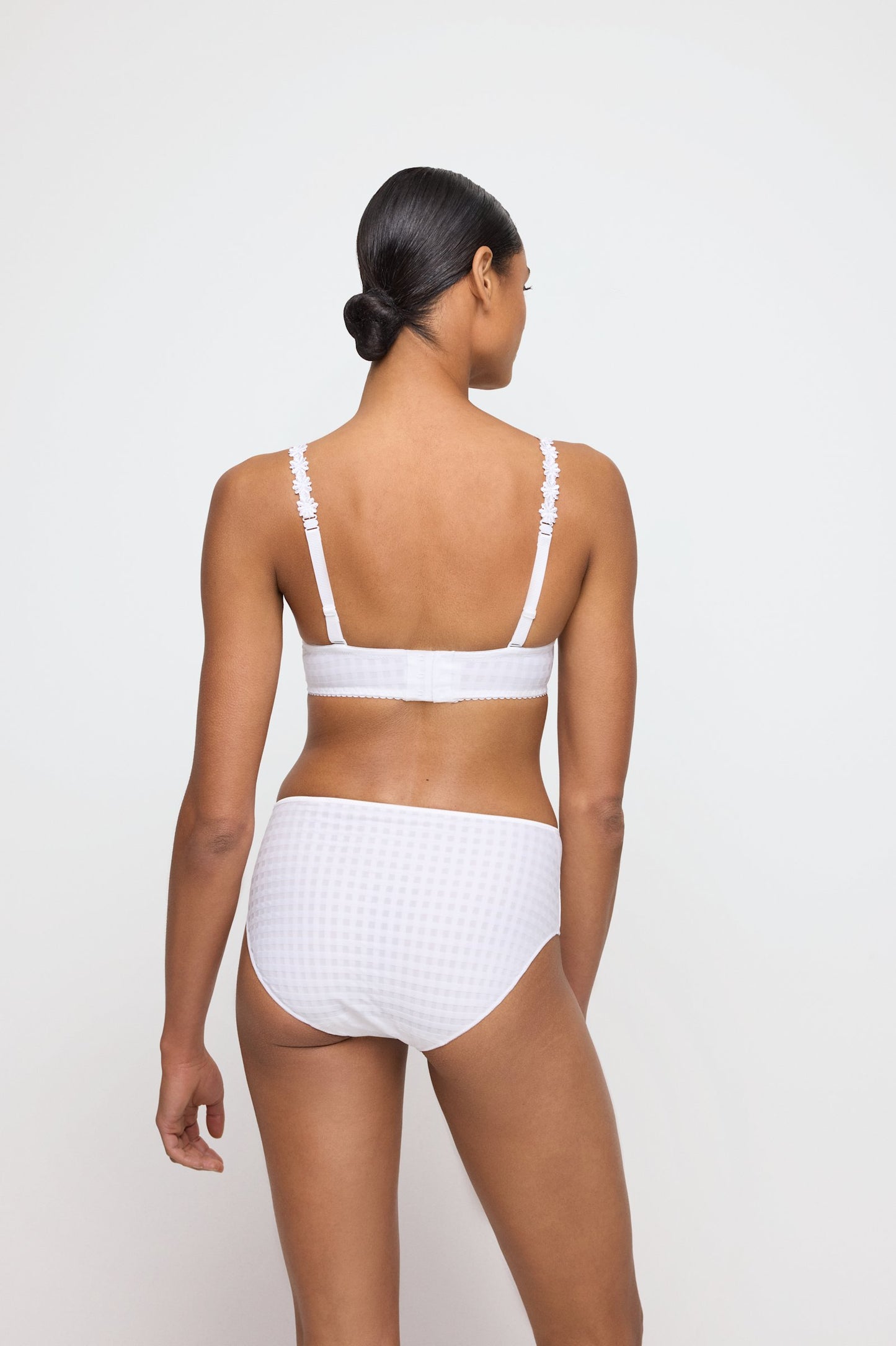 Marie Jo Avero Brief styled on model in White