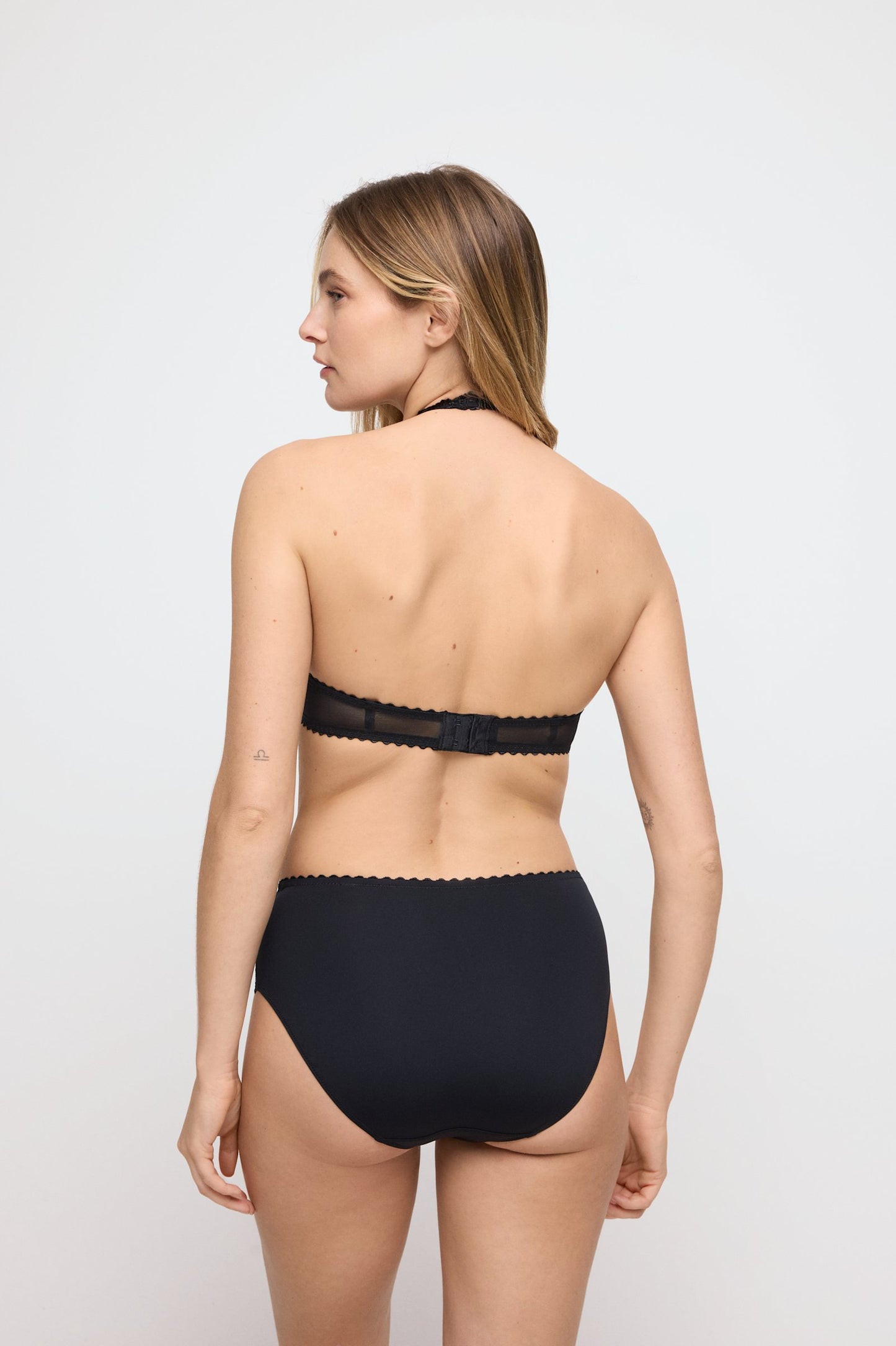 Marie Jo Jane Brief styled on model in Black
