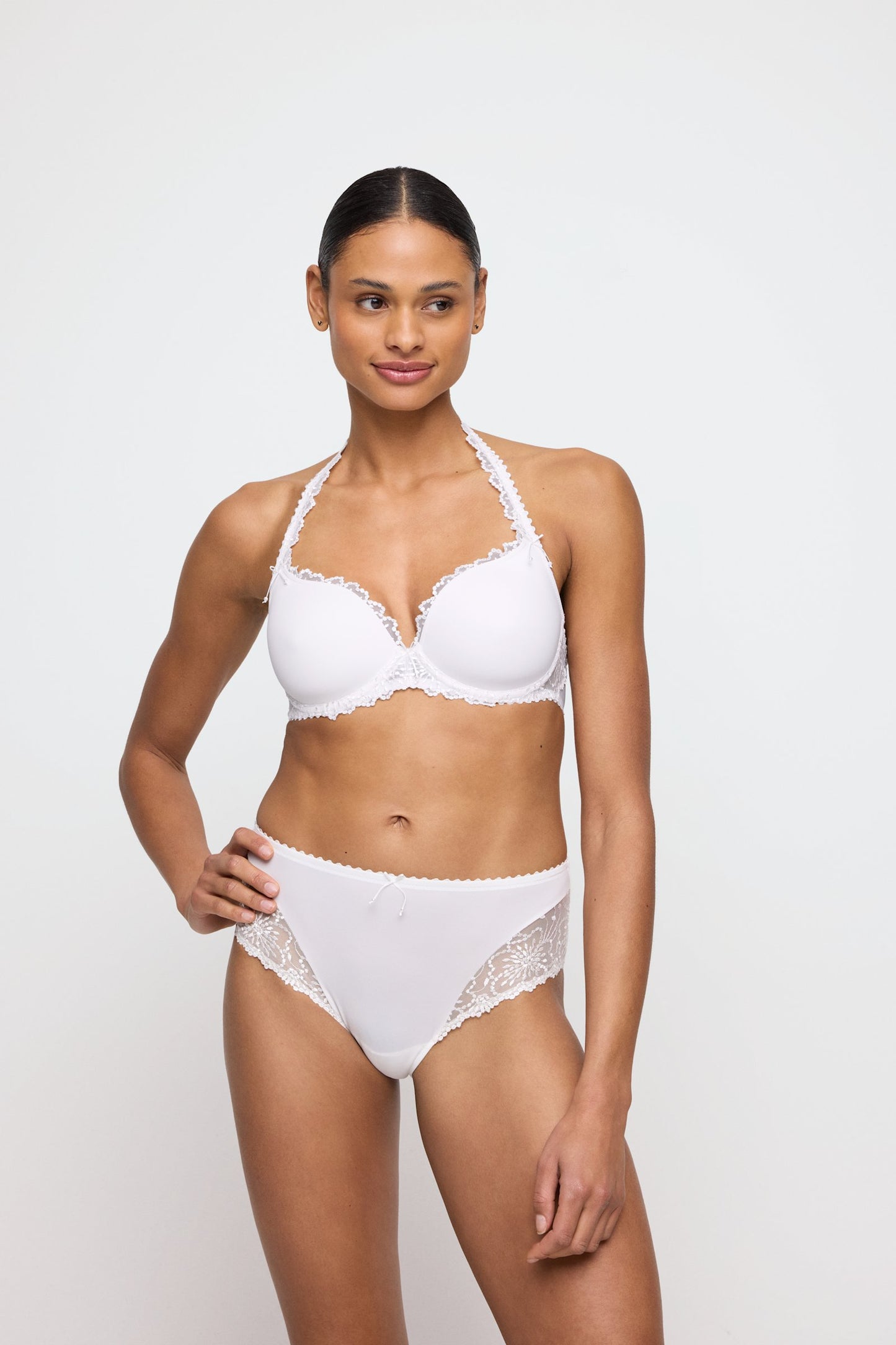 Marie Jo Jane Brief styled on model in Natural