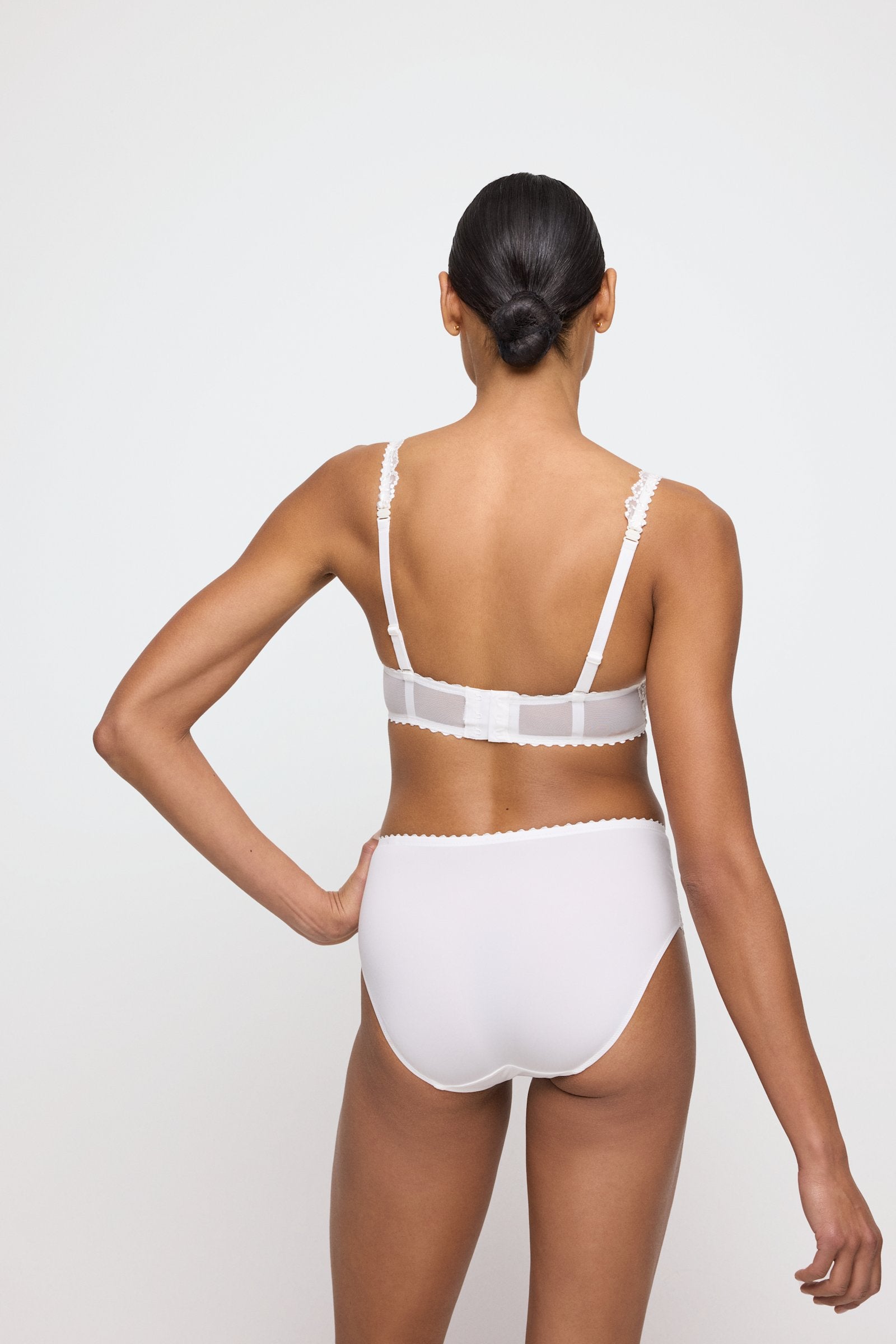 Marie Jo Jane Brief styled on model in Natural