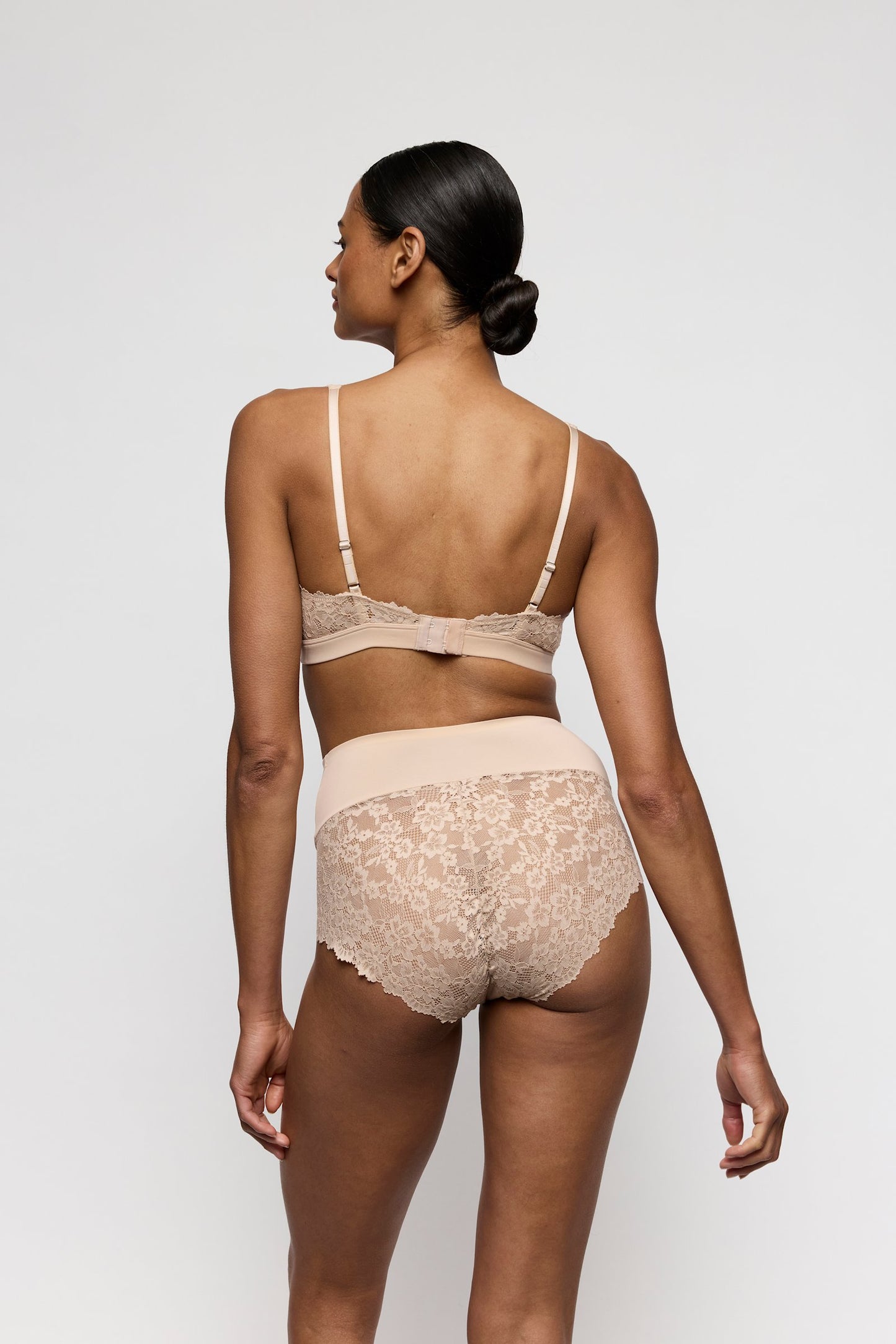 Marie Jo Soft Studio Full Brief styled on model in Caffé Latte