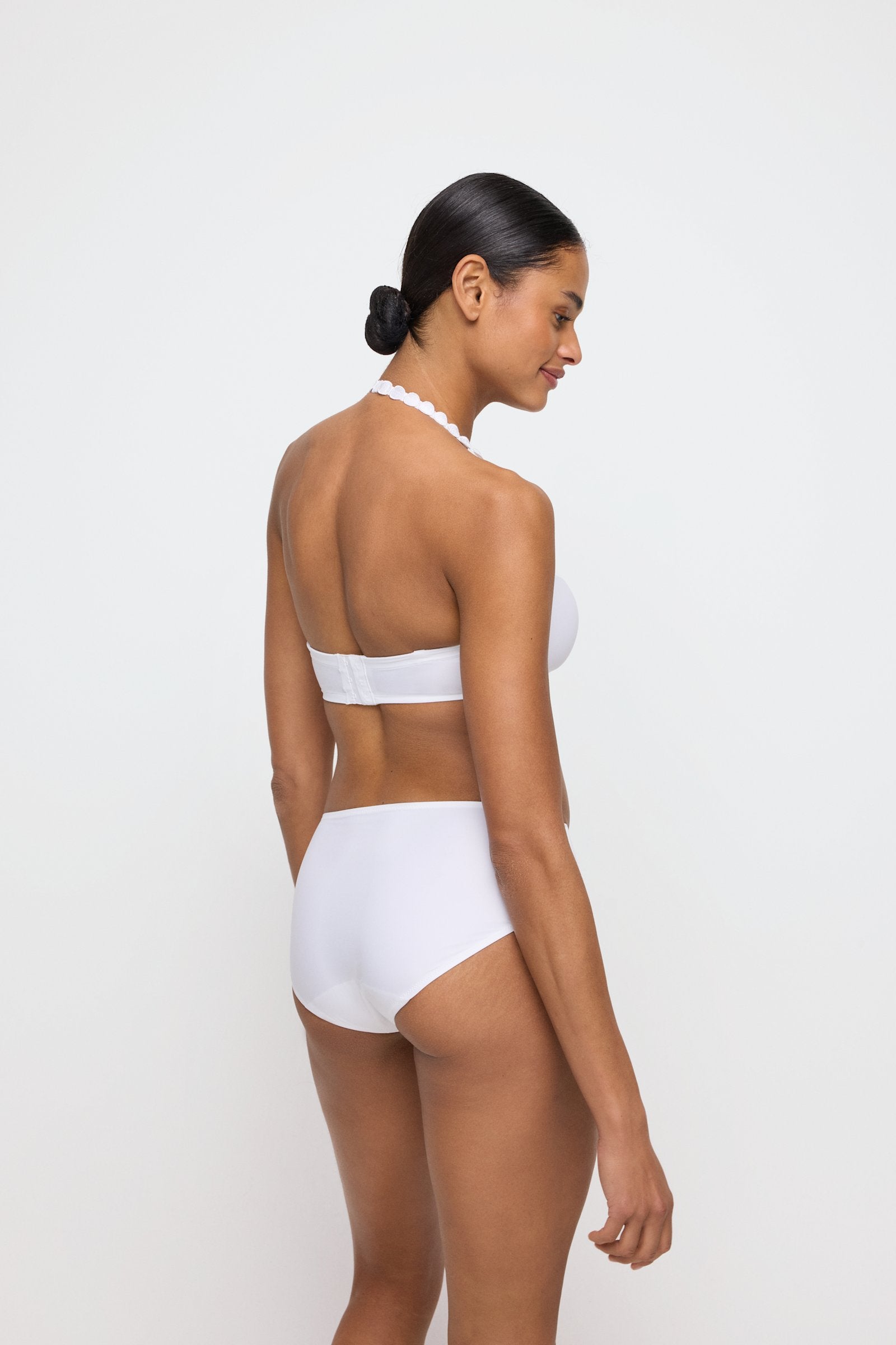 Marie Jo Tom Brief styled on model in White
