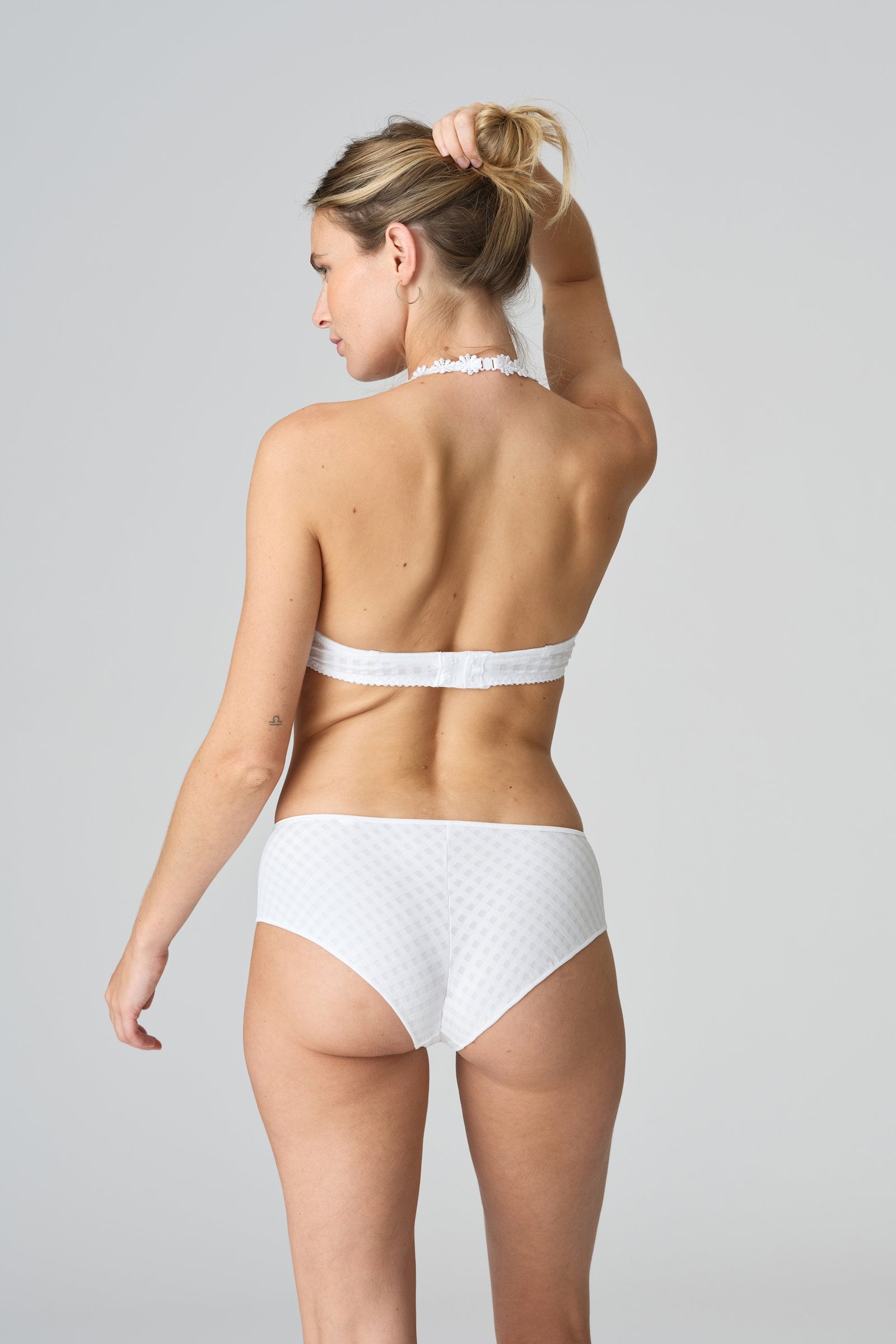 Marie Jo Avero Brief styled on model in White
