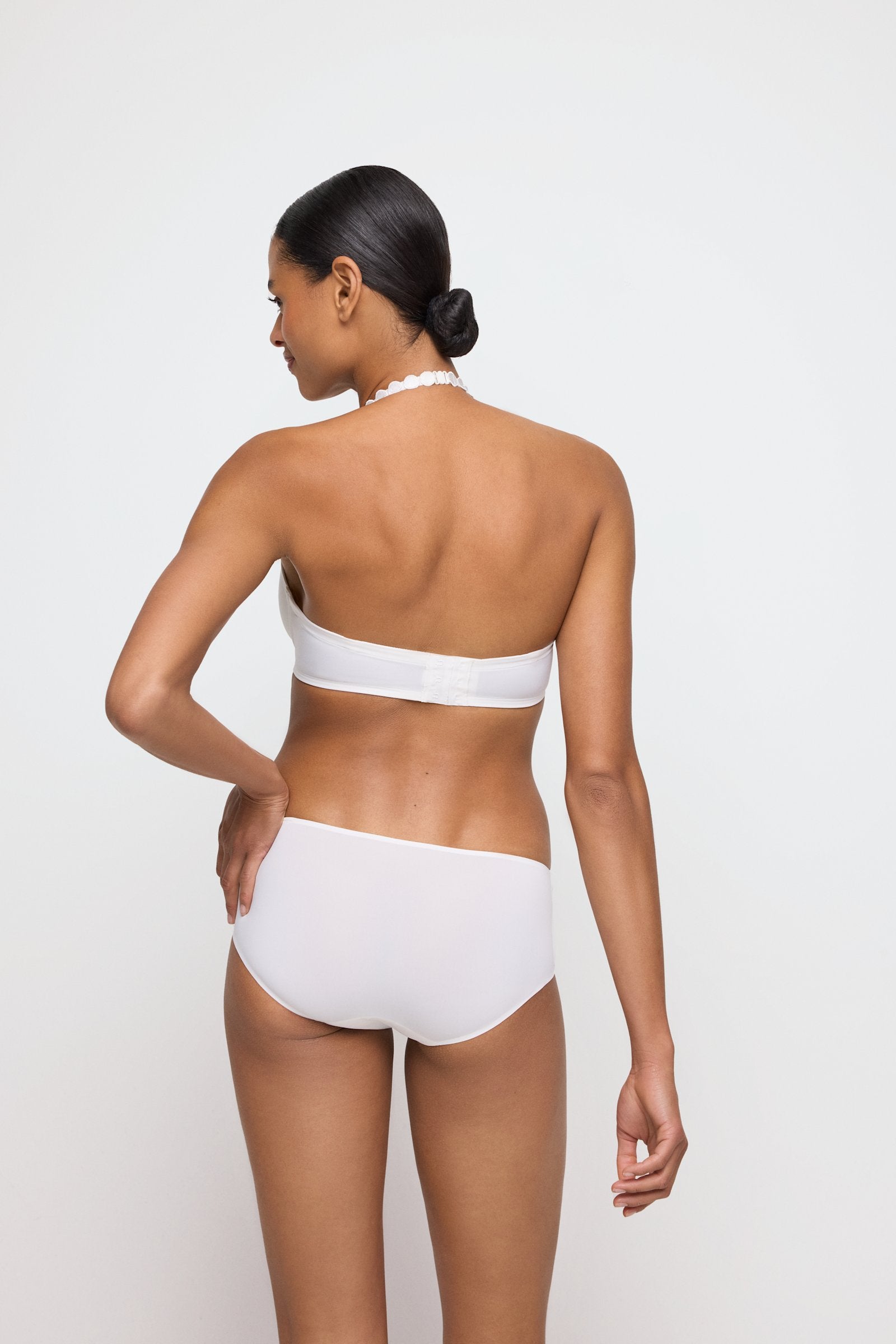 Marie Jo Tom Brief styled on model in Natural