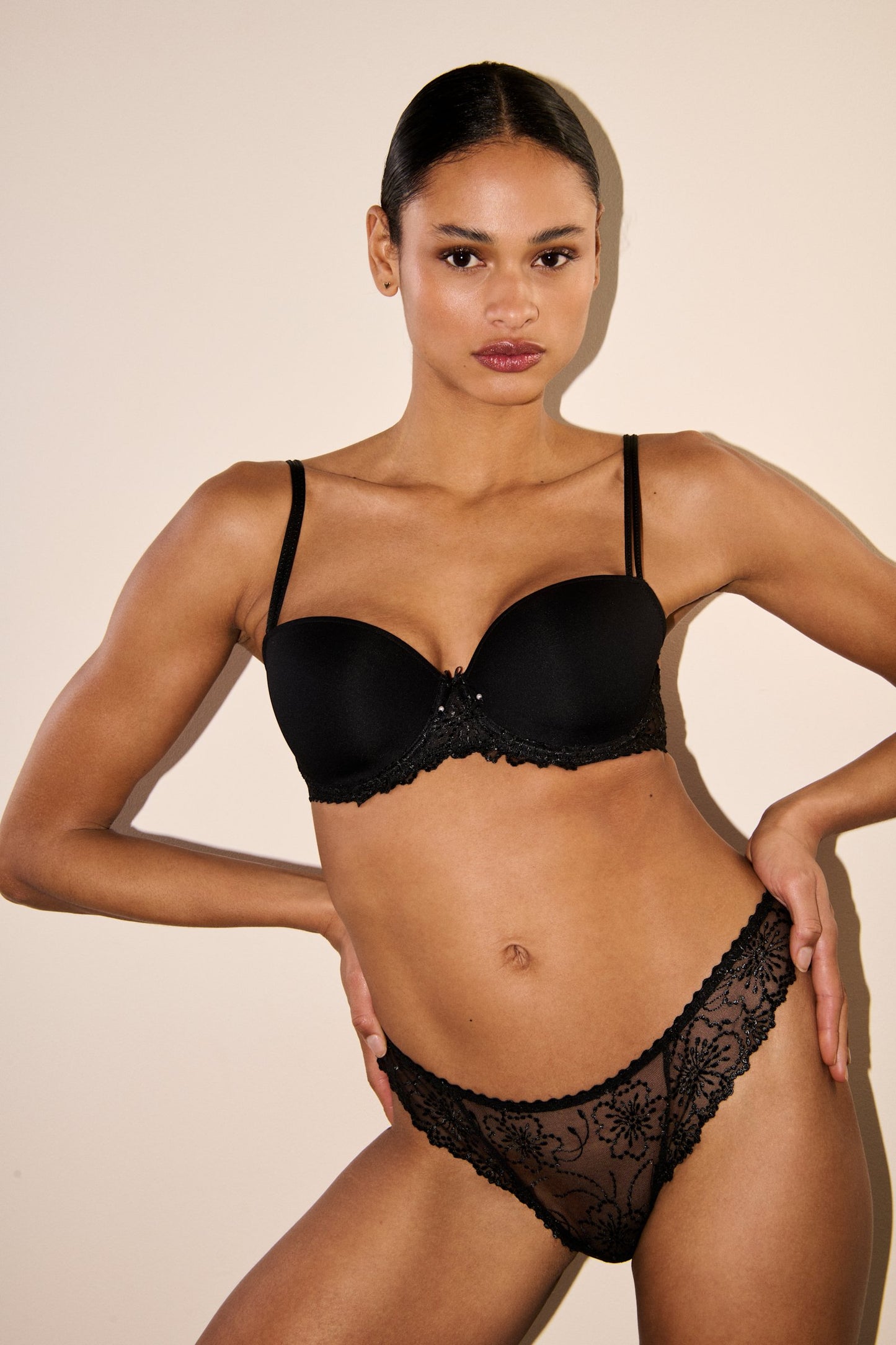 Marie Jo Jane Thong styled view in Black