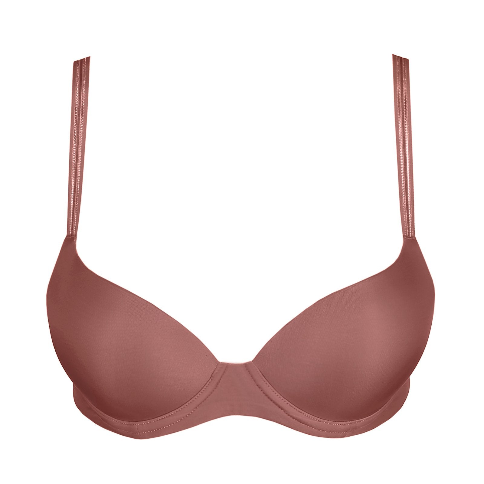 Marie Jo Louie Push-Up Bra detail view in Satin Taupe