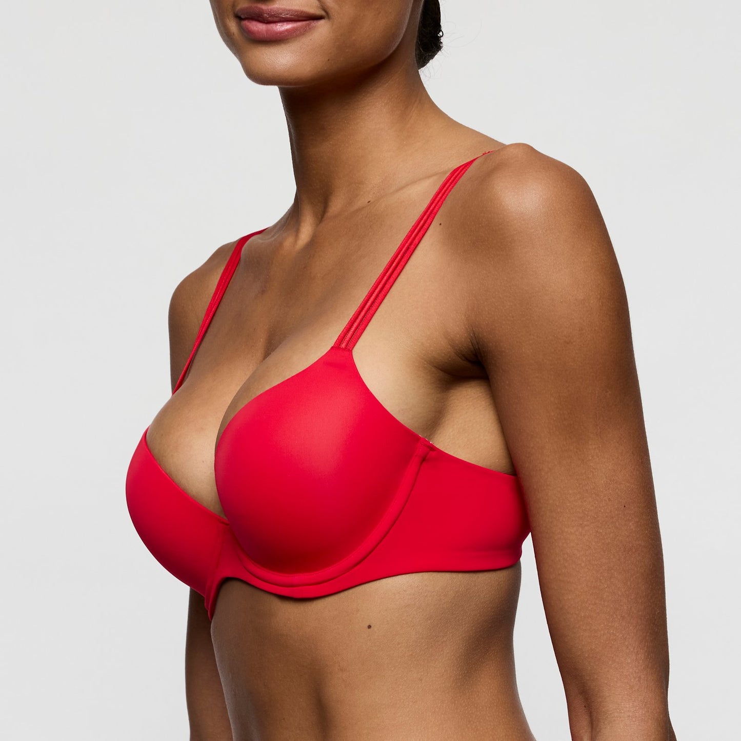 Marie Jo Louie Push-Up Bra alternate view in True Red
